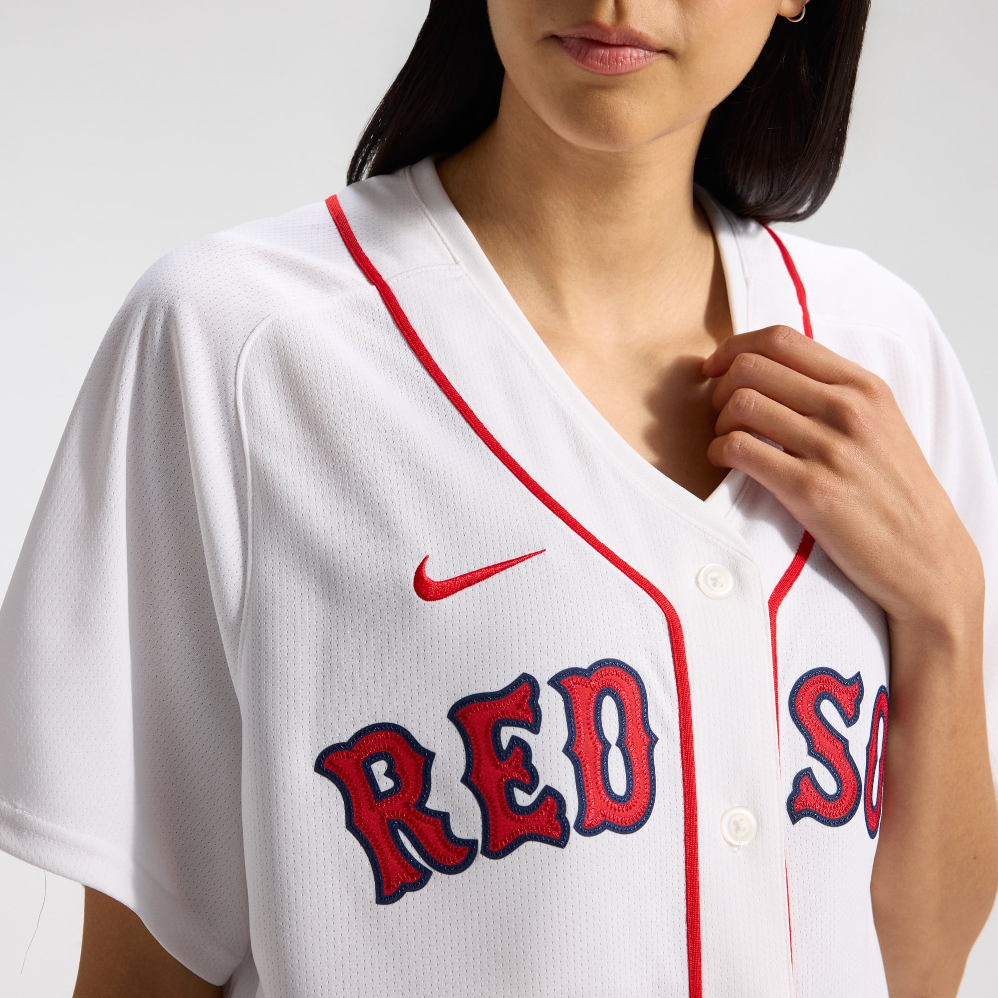 Boston Red Sox Women's Home Limited Jersey - White - Image 9