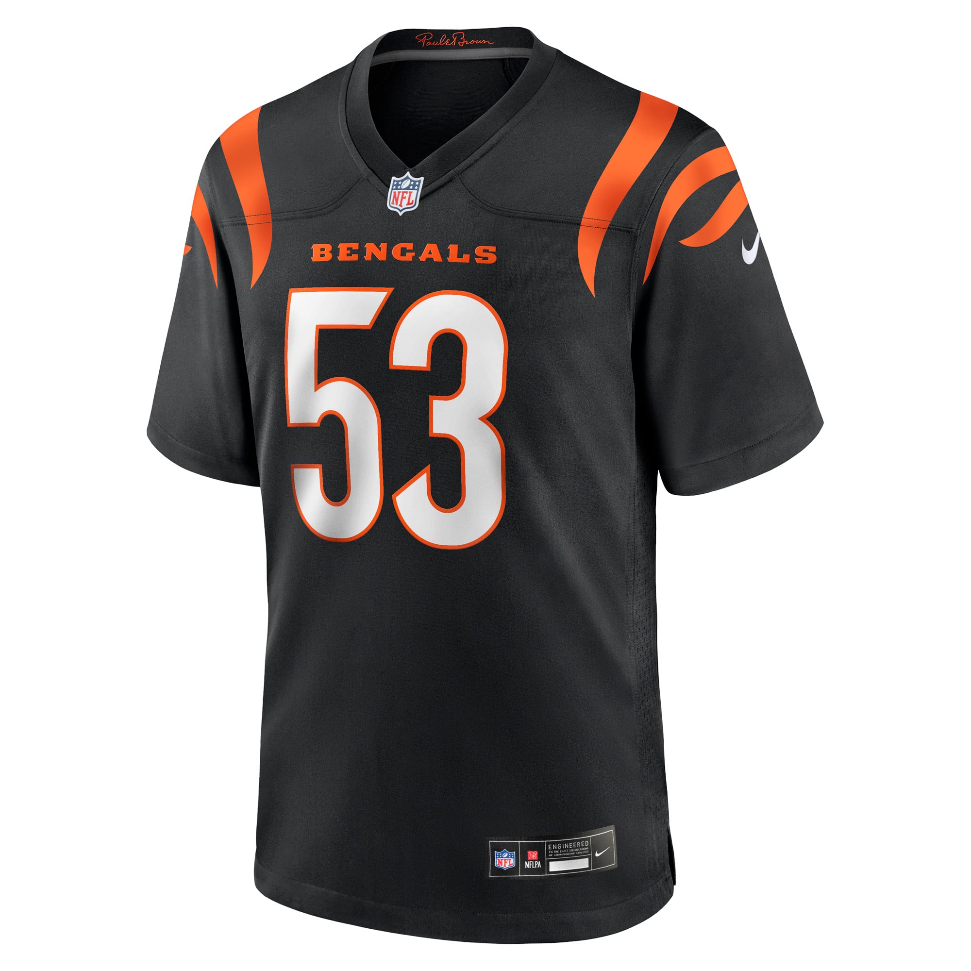 Boye Mafe Cincinnati Bengals Team Game Jersey - Black - Image 3