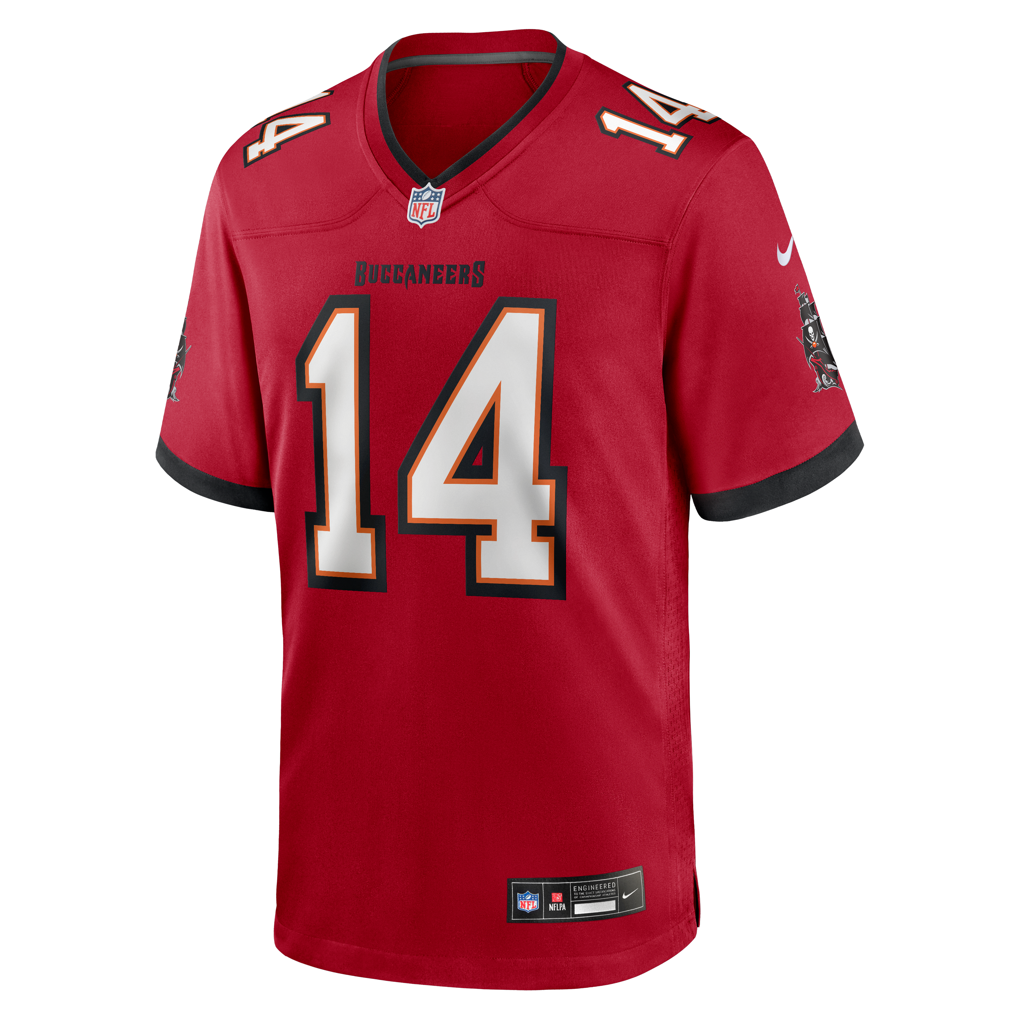 Brad Johnson Tampa Bay Buccaneers Game Retired Player Jersey - Red - Image 3
