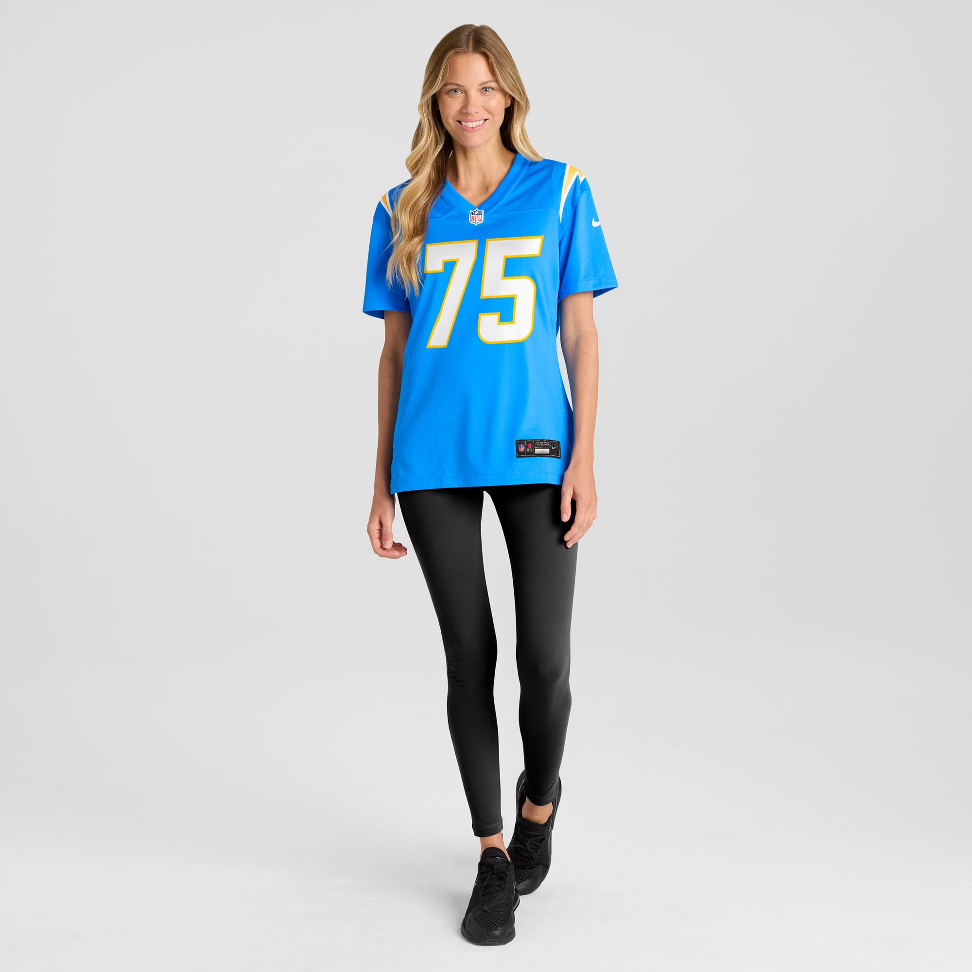 Bradley Bozeman Los Angeles Chargers Women's Game Jersey - Powder Blue - Image 5