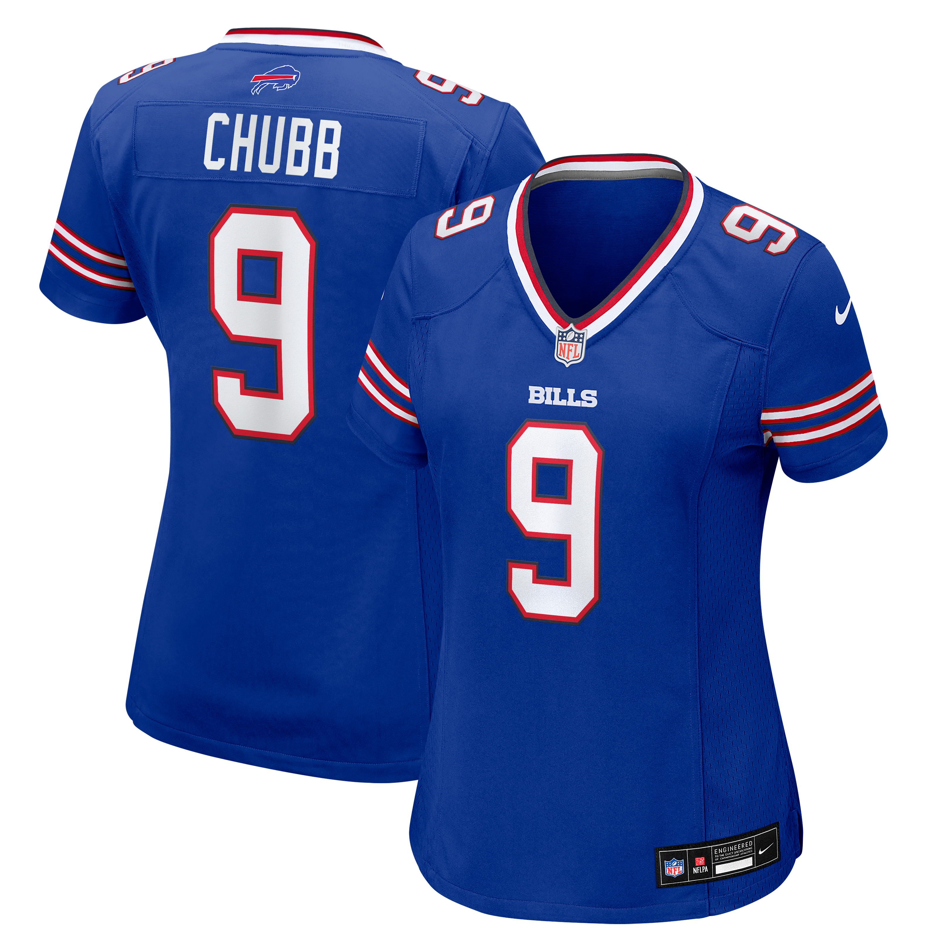 Bradley Chubb Buffalo Bills Women's Team Game Jersey - Royal - Image 2