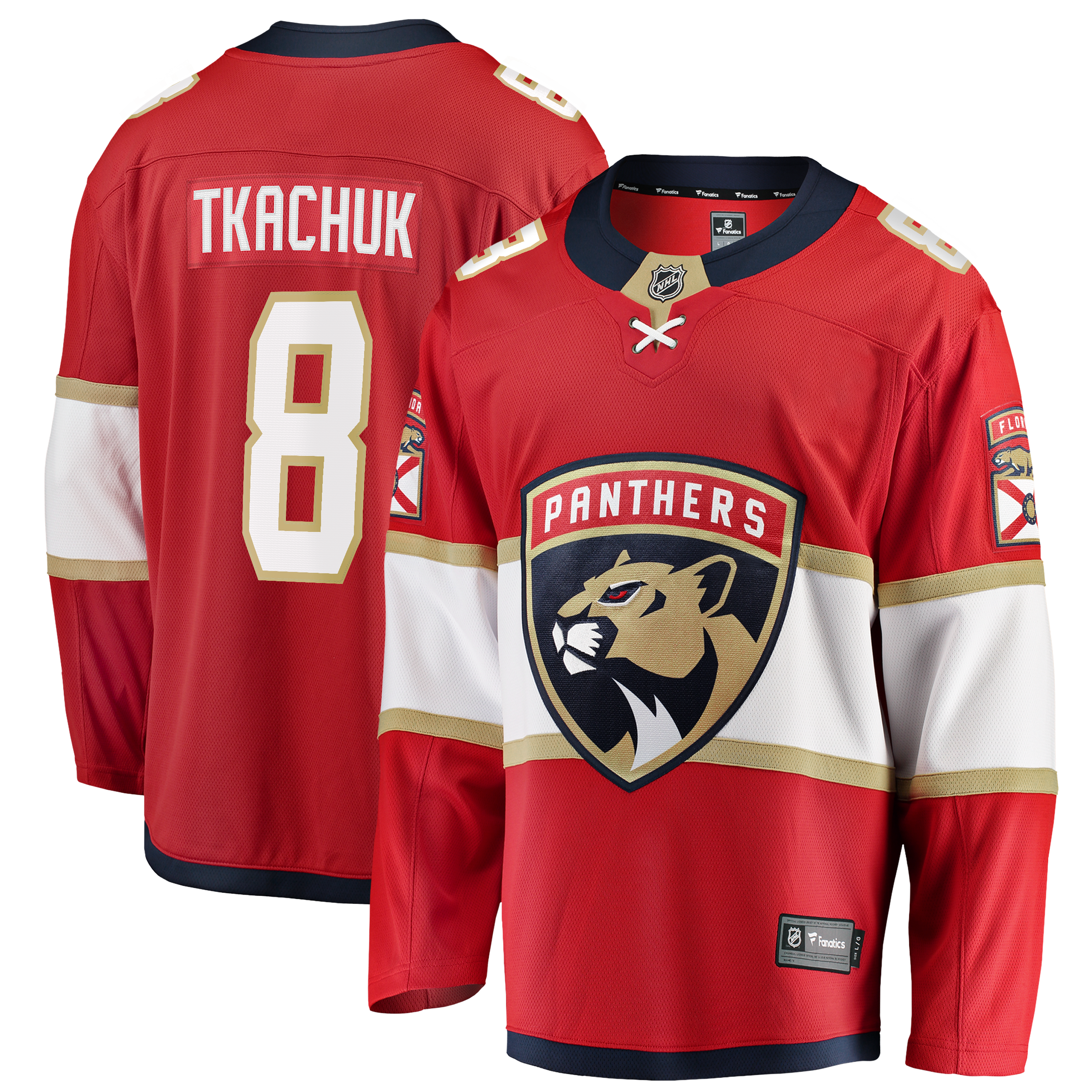 Brady Tkachuk Florida Panthers Home Breakaway Jersey - Red