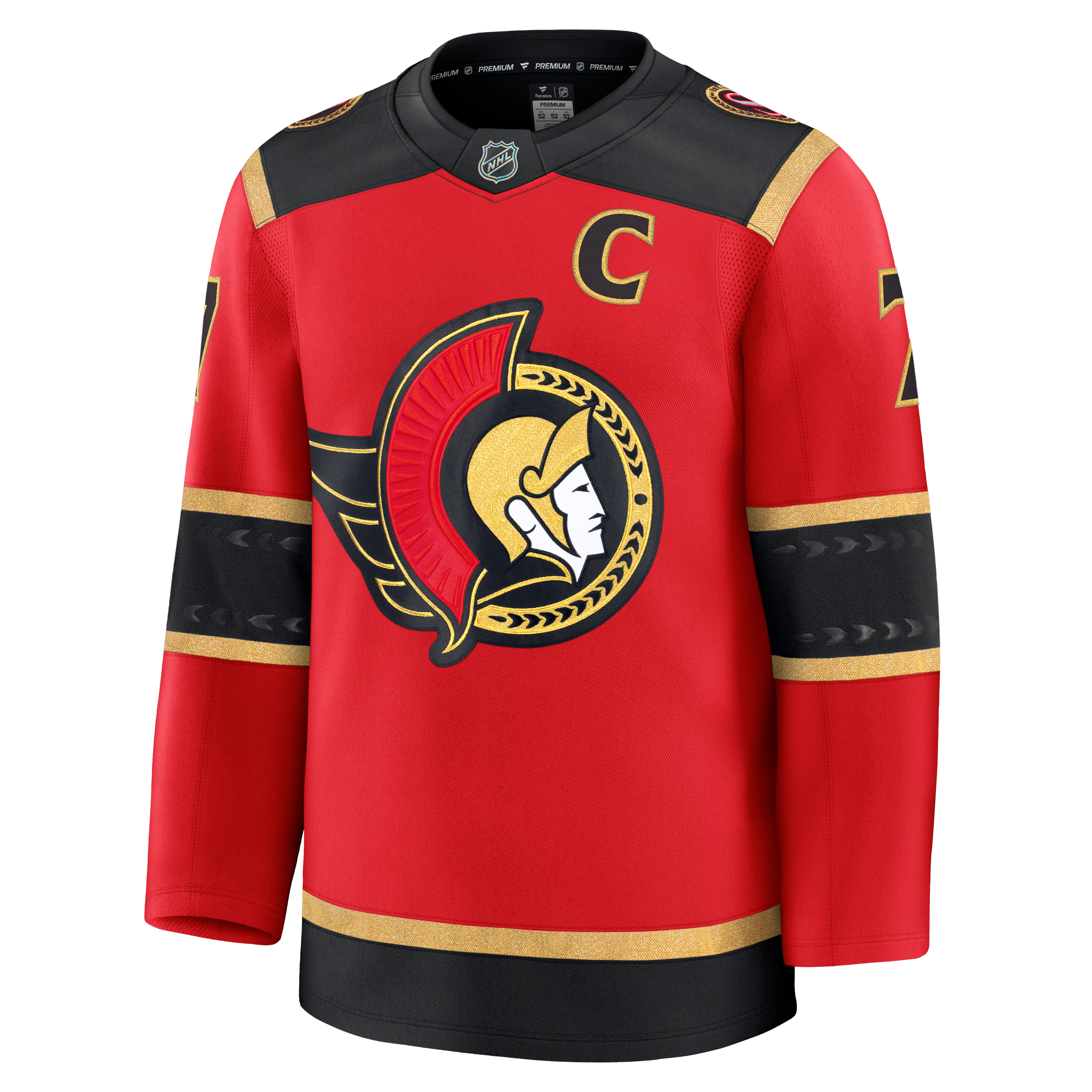 Brady Tkachuk Ottawa Senators Alternate Premium Jersey - Red - Image 3