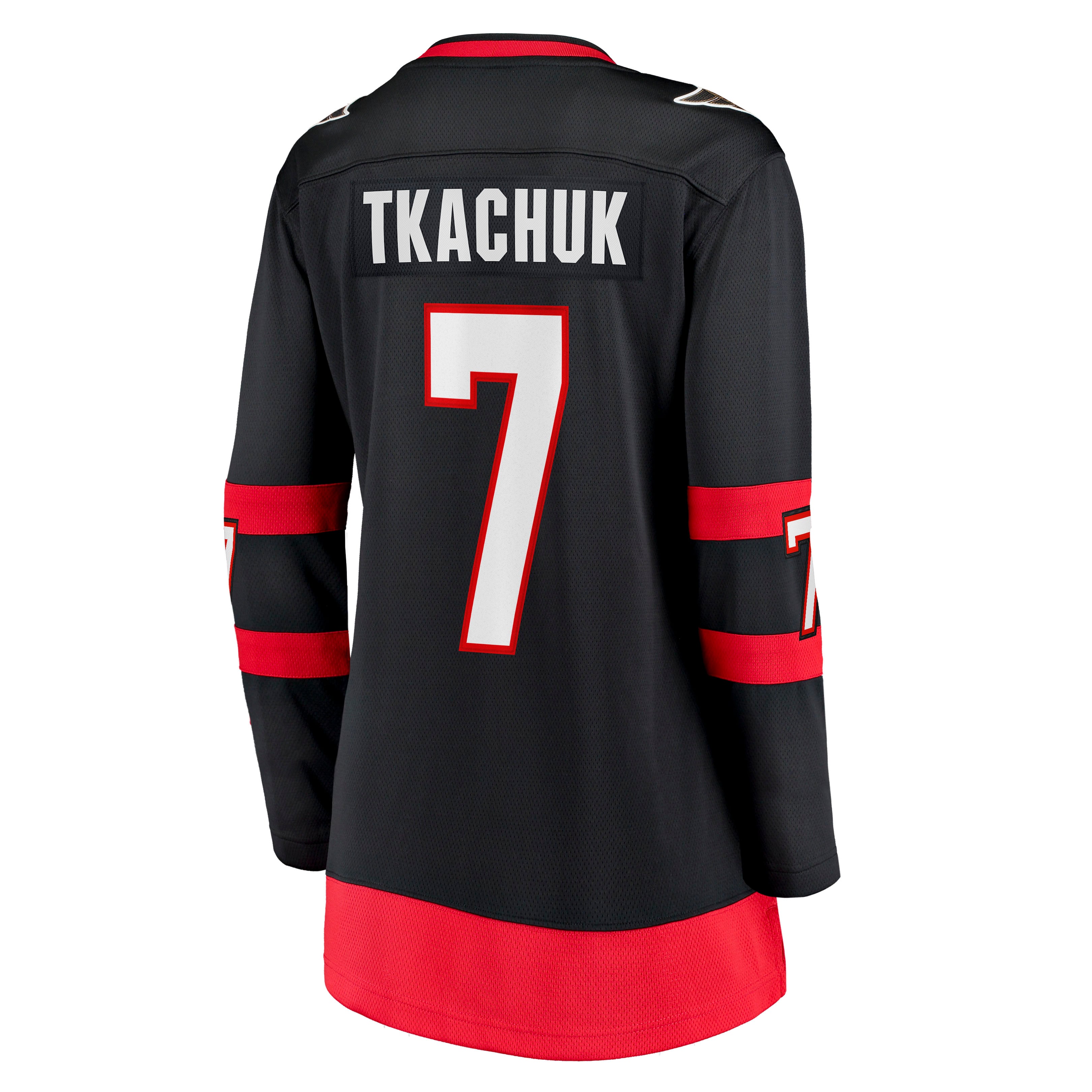 Brady Tkachuk Ottawa Senators Women's Home Breakaway Jersey - Black - Image 4