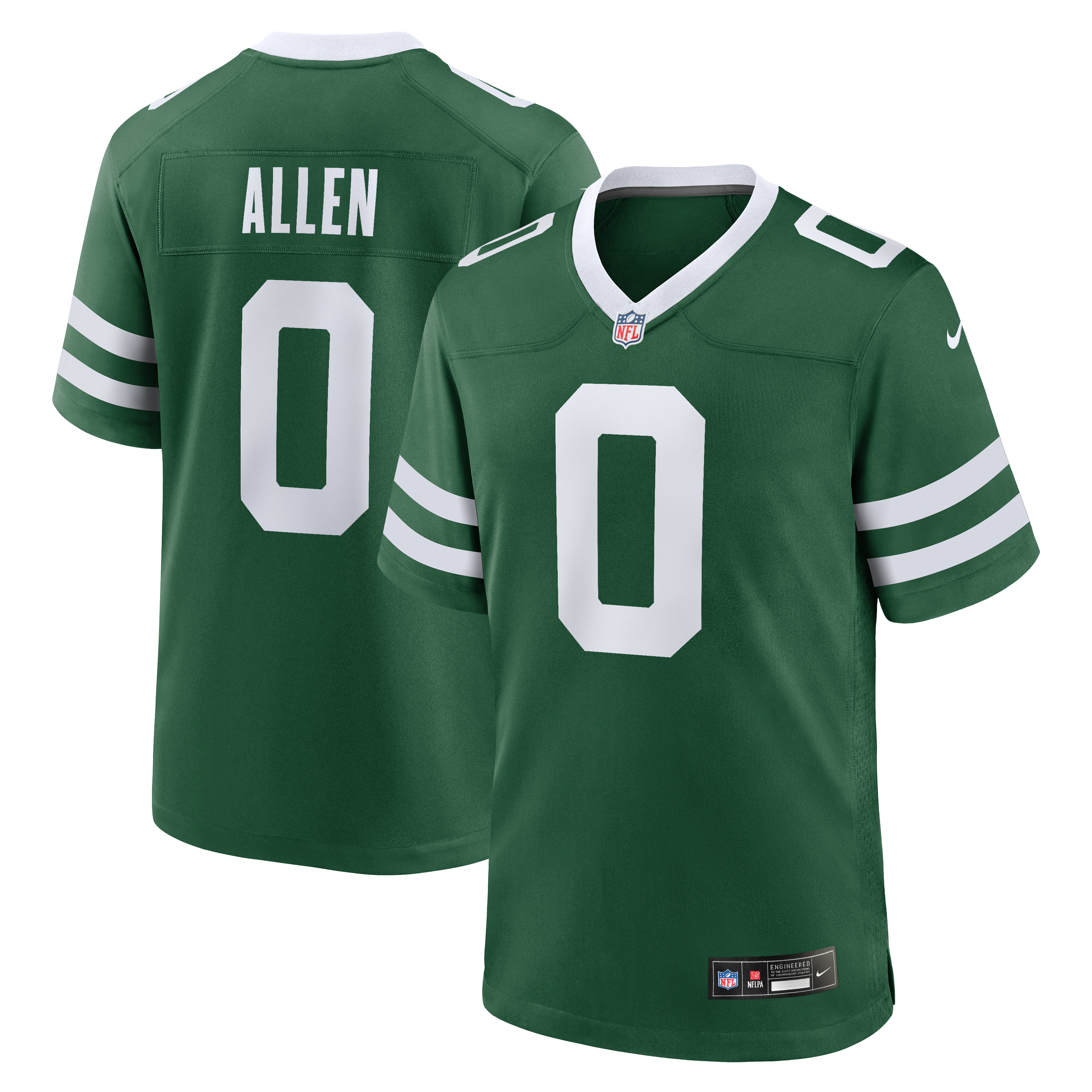 Braelon Allen New York Jets Game Jersey - Legacy Green - Image 2