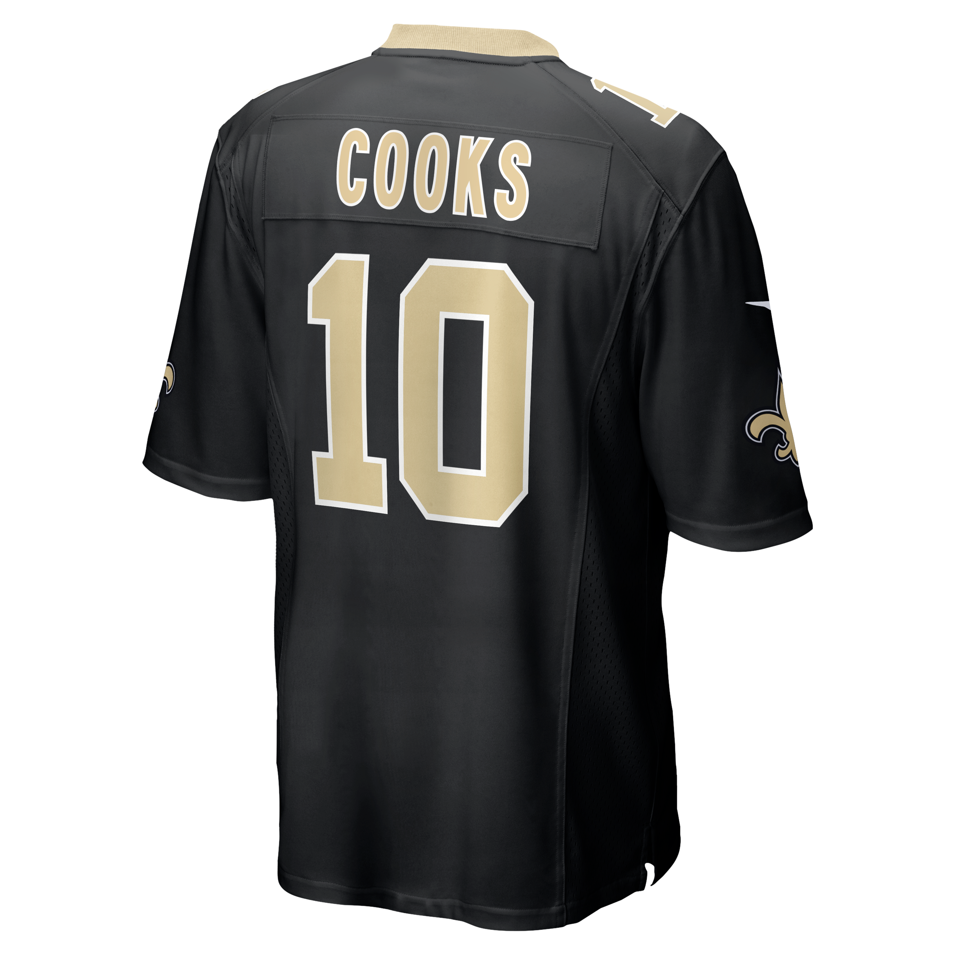 Brandin Cooks New Orleans Saints Team Game Jersey - Black - Image 4