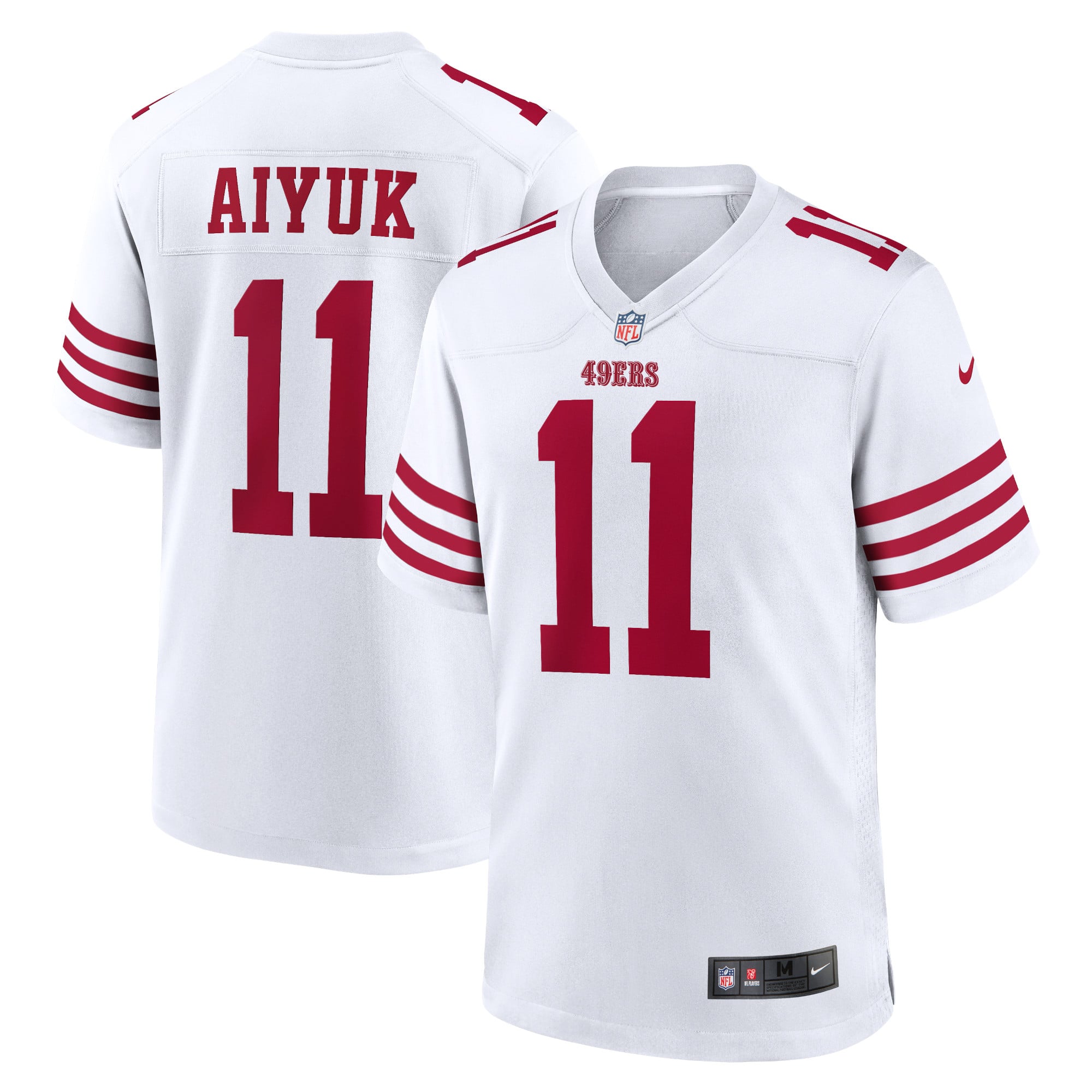 Brandon Aiyuk San Francisco 49ers Team Player Game Jersey - White