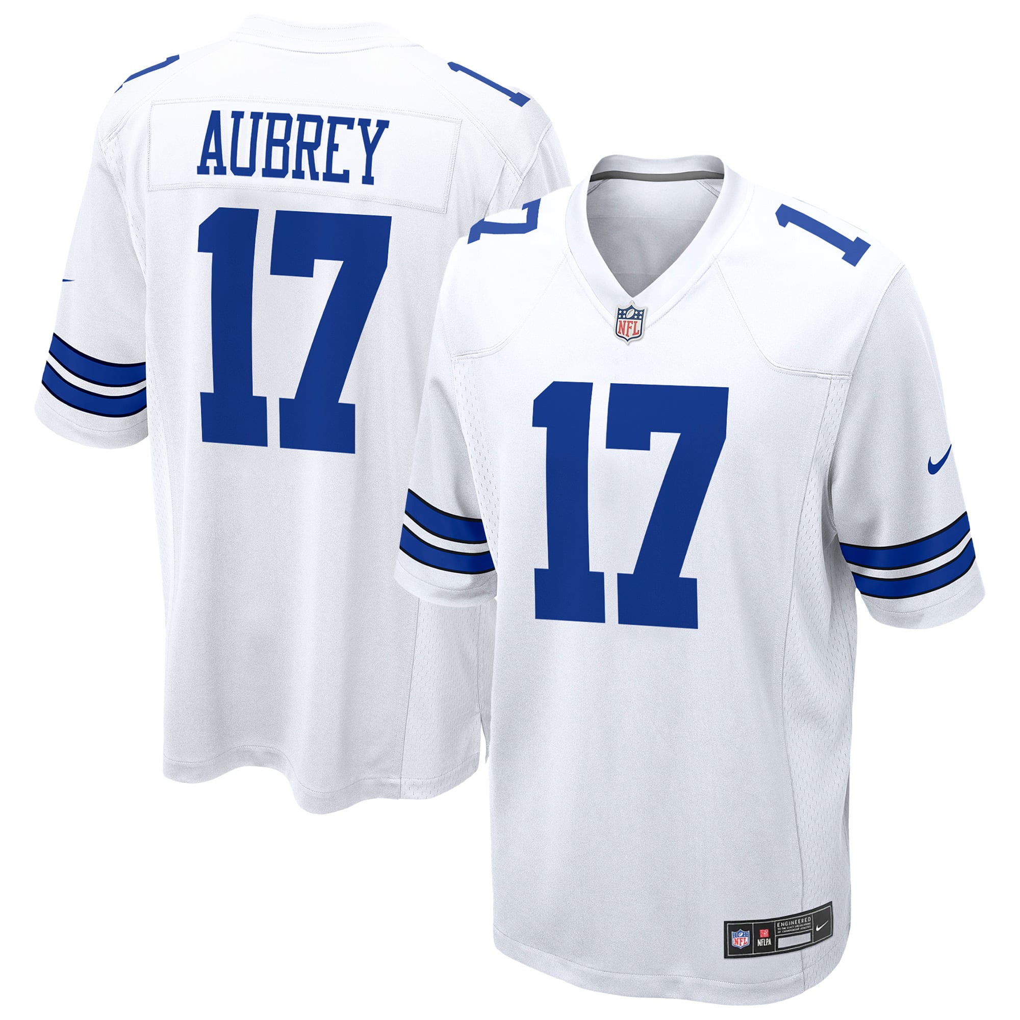 Brandon Aubrey Dallas Cowboys Game Jersey - White - Image 2