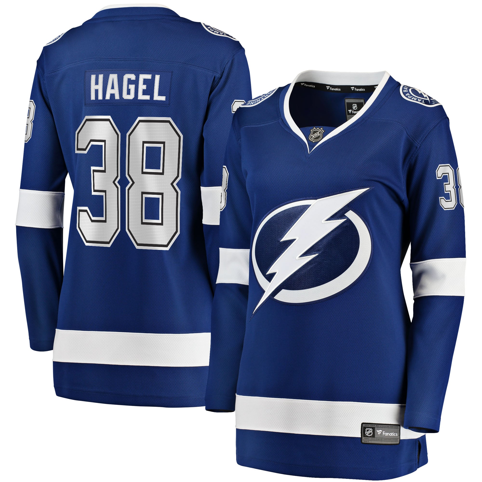 Brandon Hagel Tampa Bay Lightning Women's Home Breakaway Player Jersey - Blue - Image 2