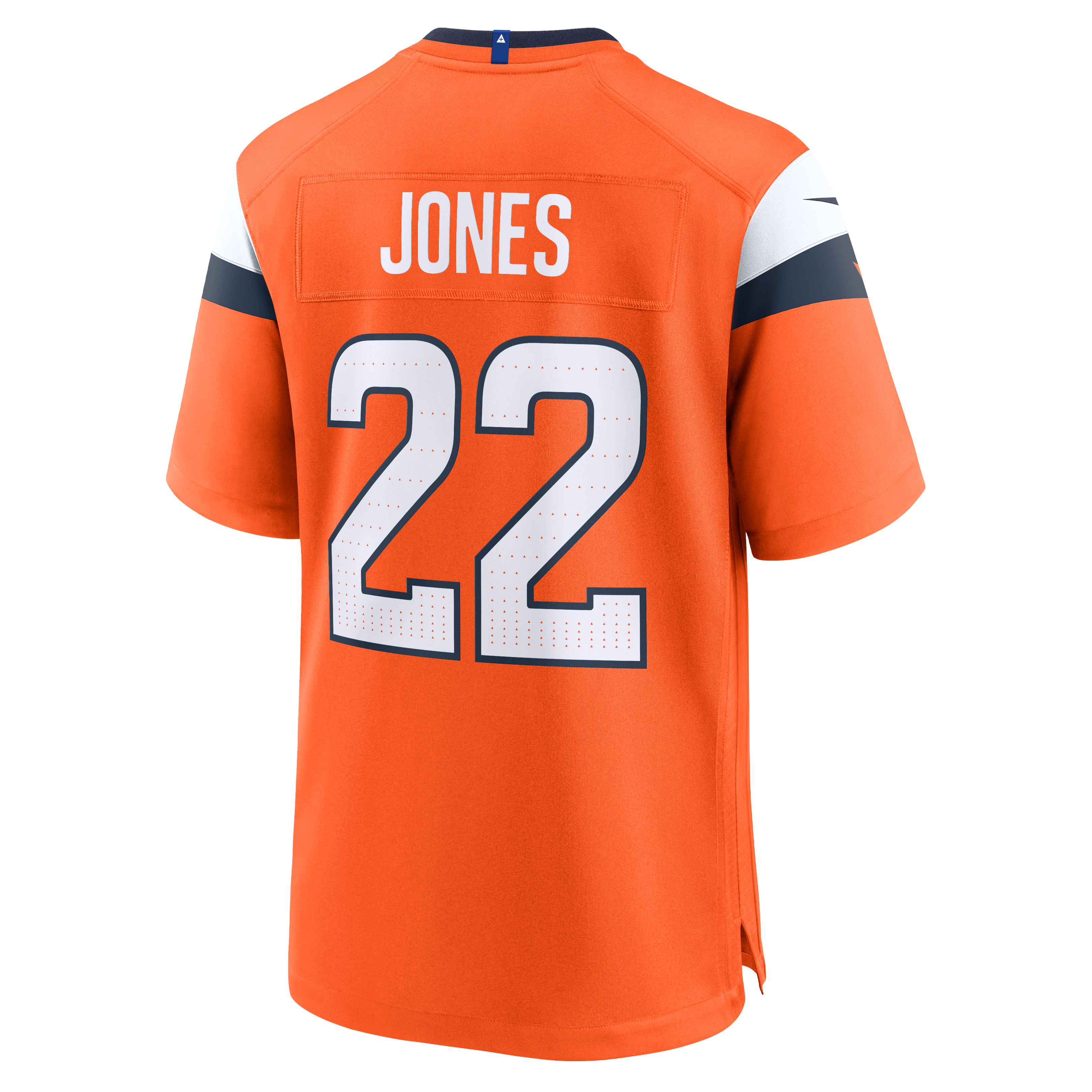 Brandon Jones Denver Broncos Team Game Jersey - Orange - Image 4