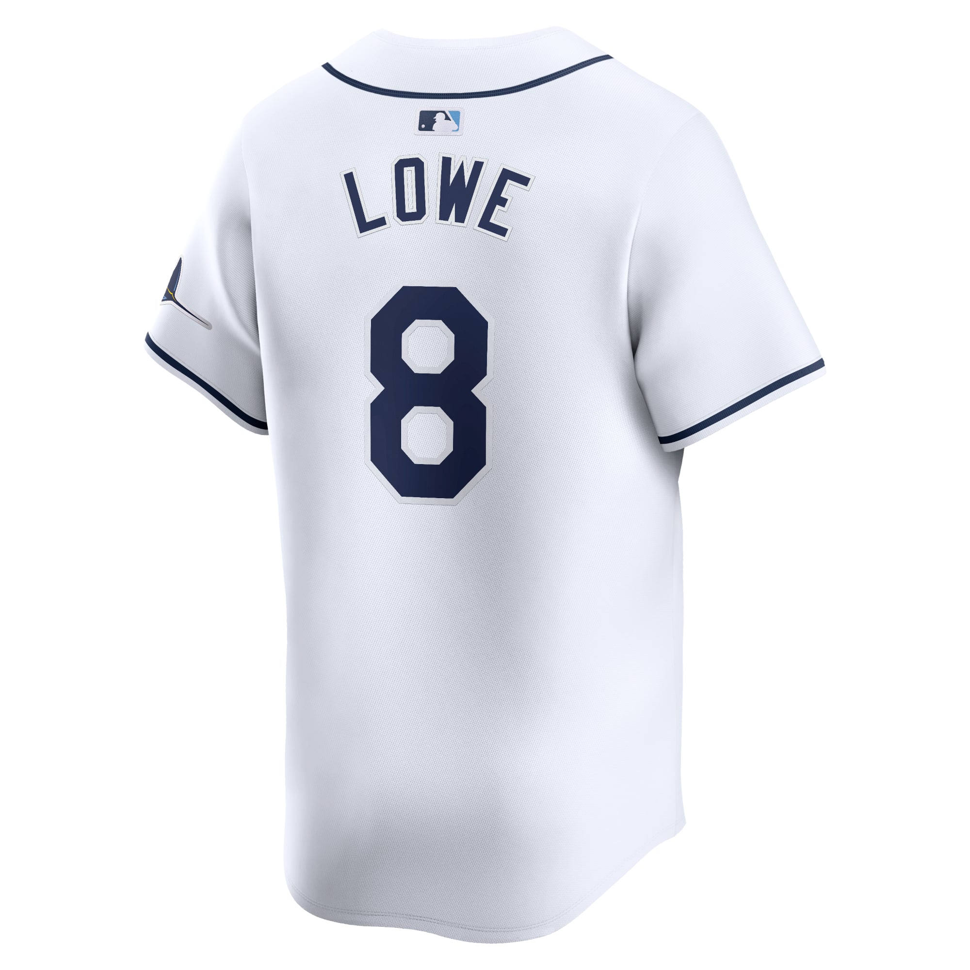 Brandon Lowe Tampa Bay Rays Home Limited Player Jersey - White - Image 4