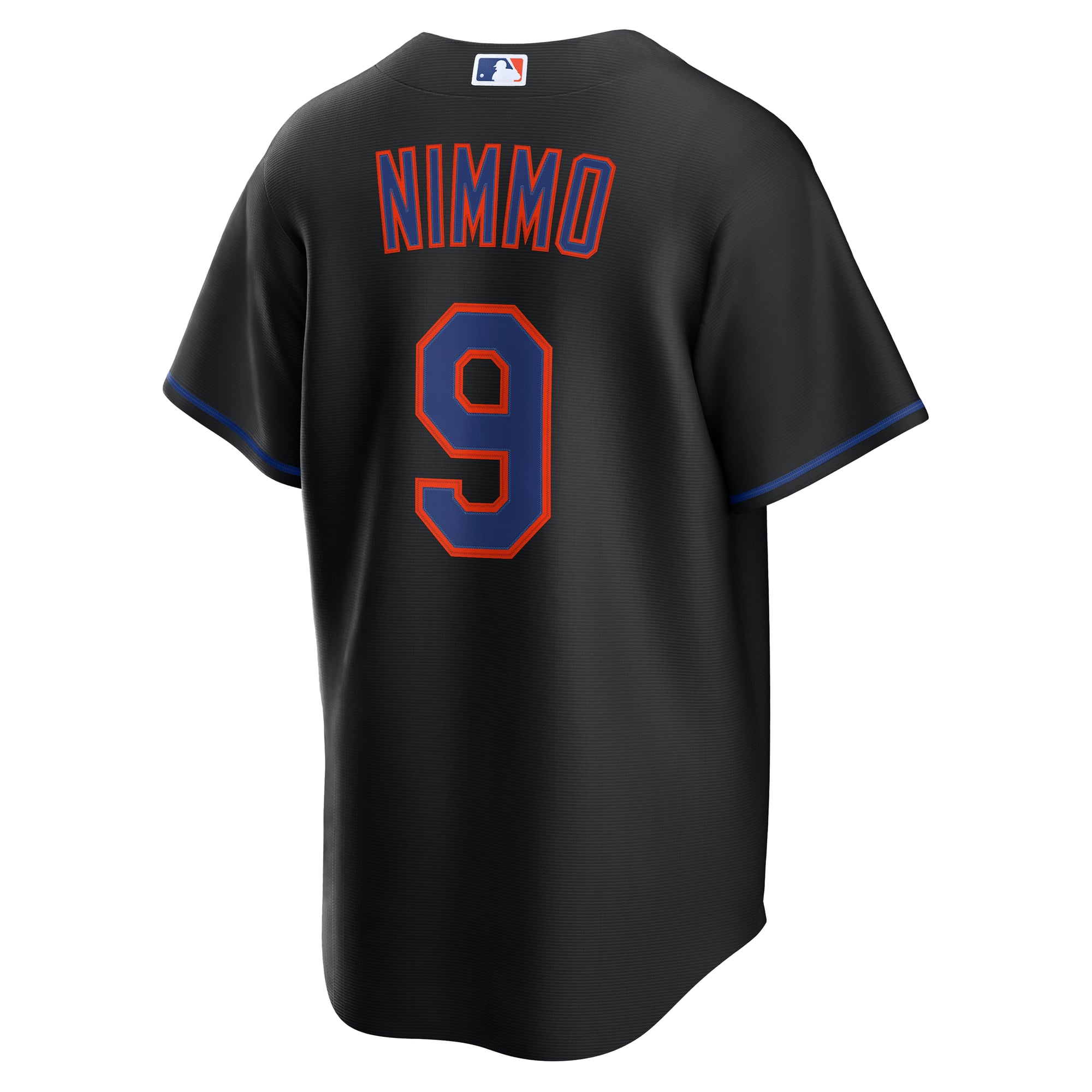 Brandon Nimmo New York Mets Alternate Jersey - Black - Image 4
