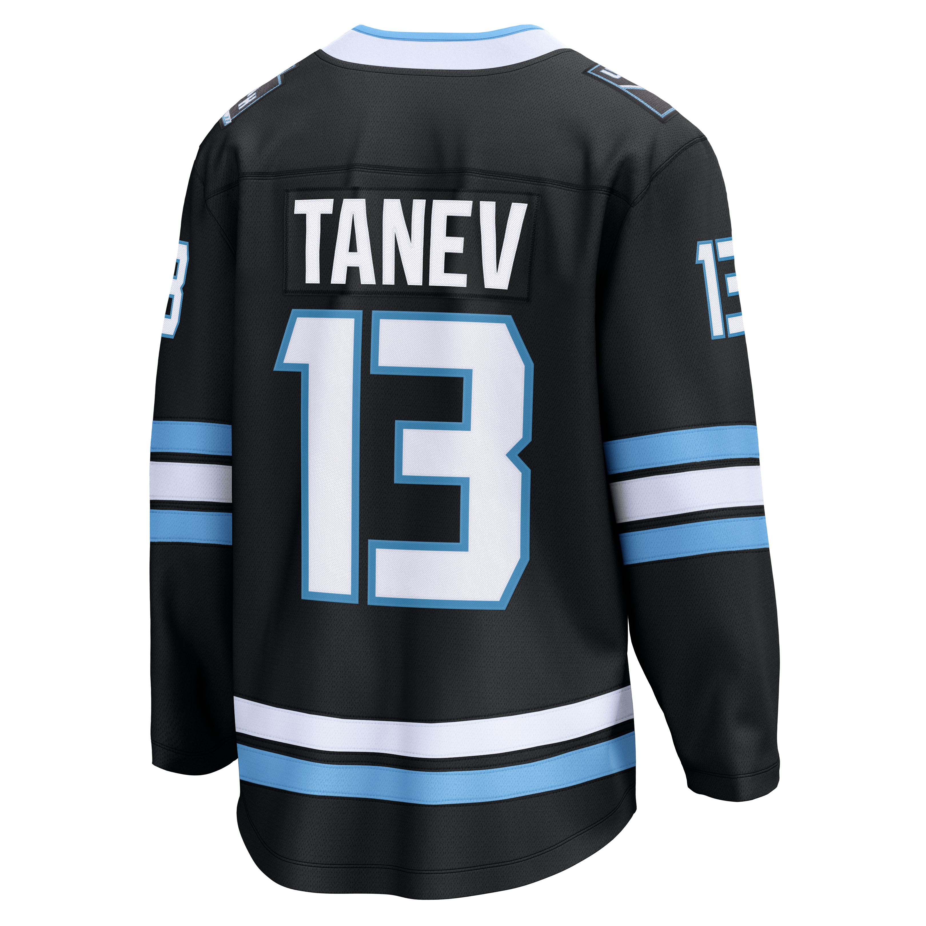 Brandon Tanev Utah Mammoth Home Breakaway Player Jersey - Black - Image 4