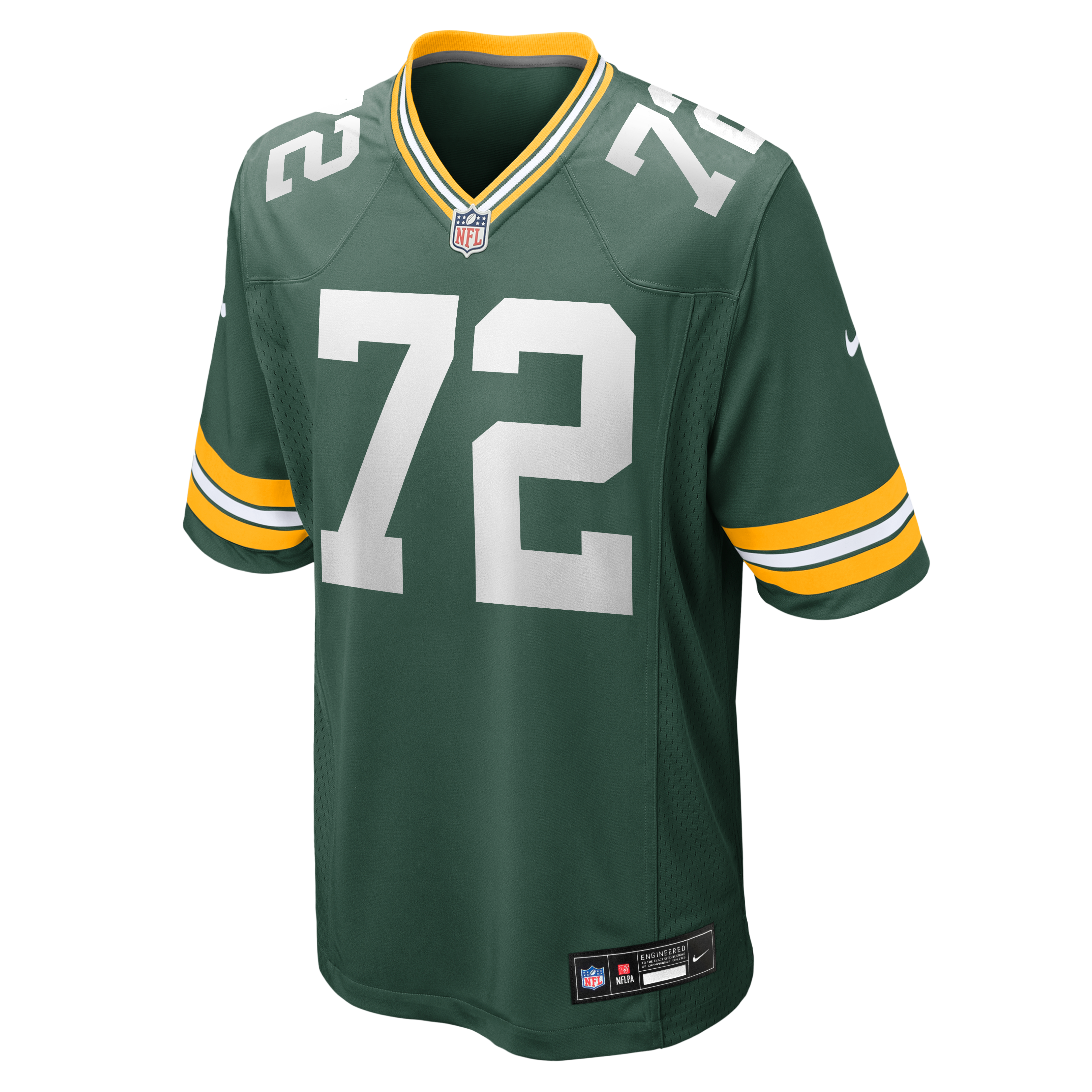 Brant Banks Green Bay Packers Team Game Jersey - Green - Image 3