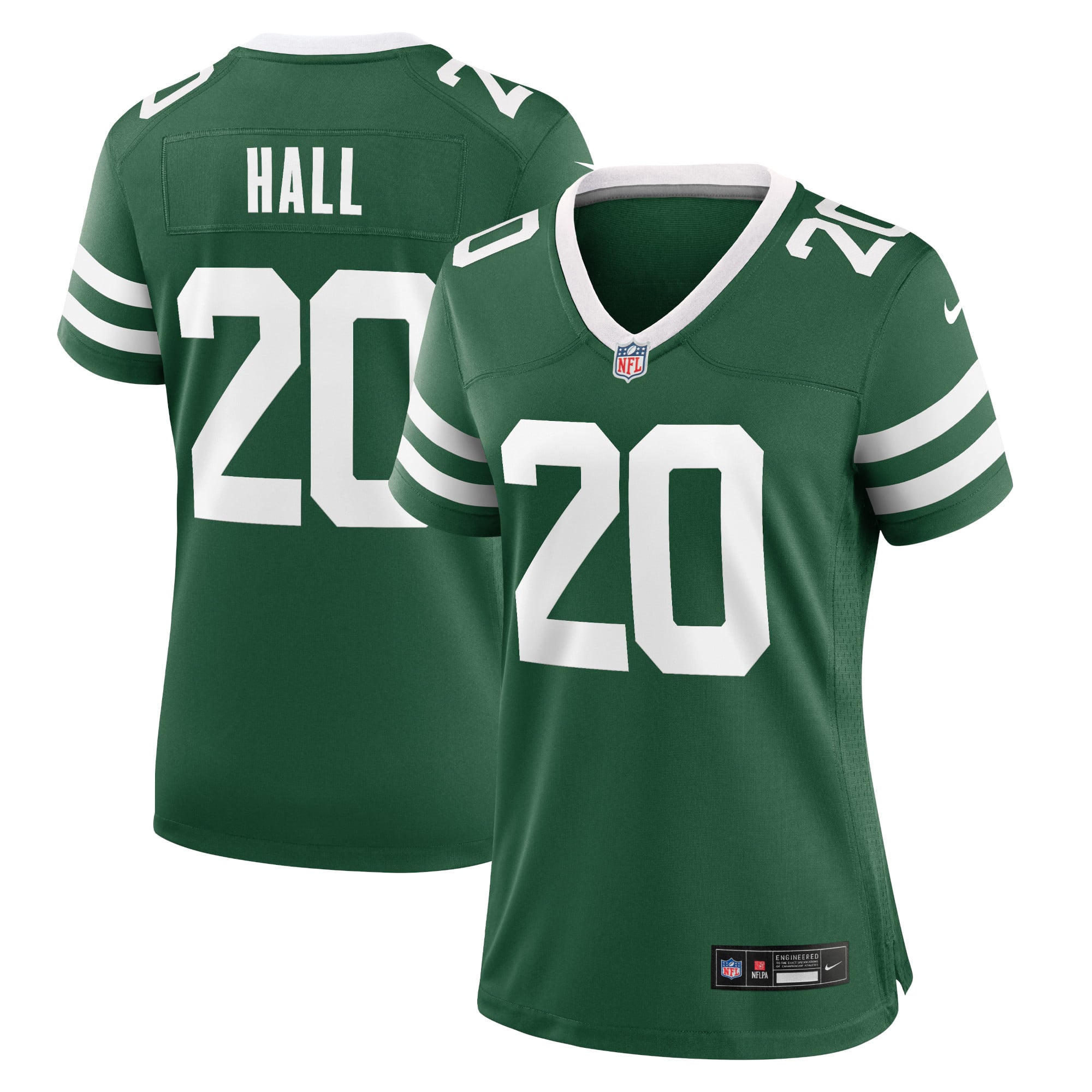 Breece Hall New York Jets Women's Alternate Game Jersey - Legacy Black - Green