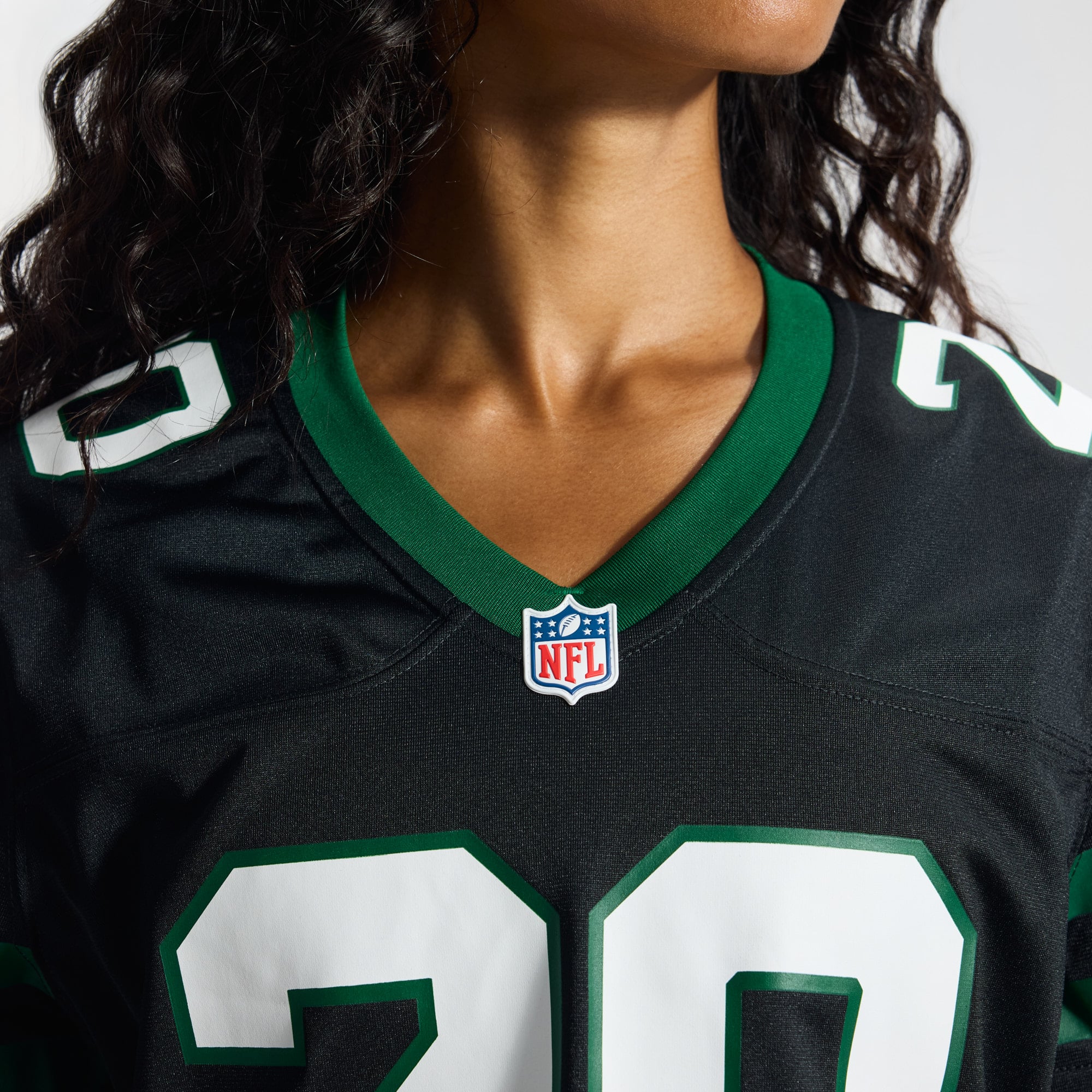 Breece Hall New York Jets Women's Game Jersey - Legacy White - Black - Image 11
