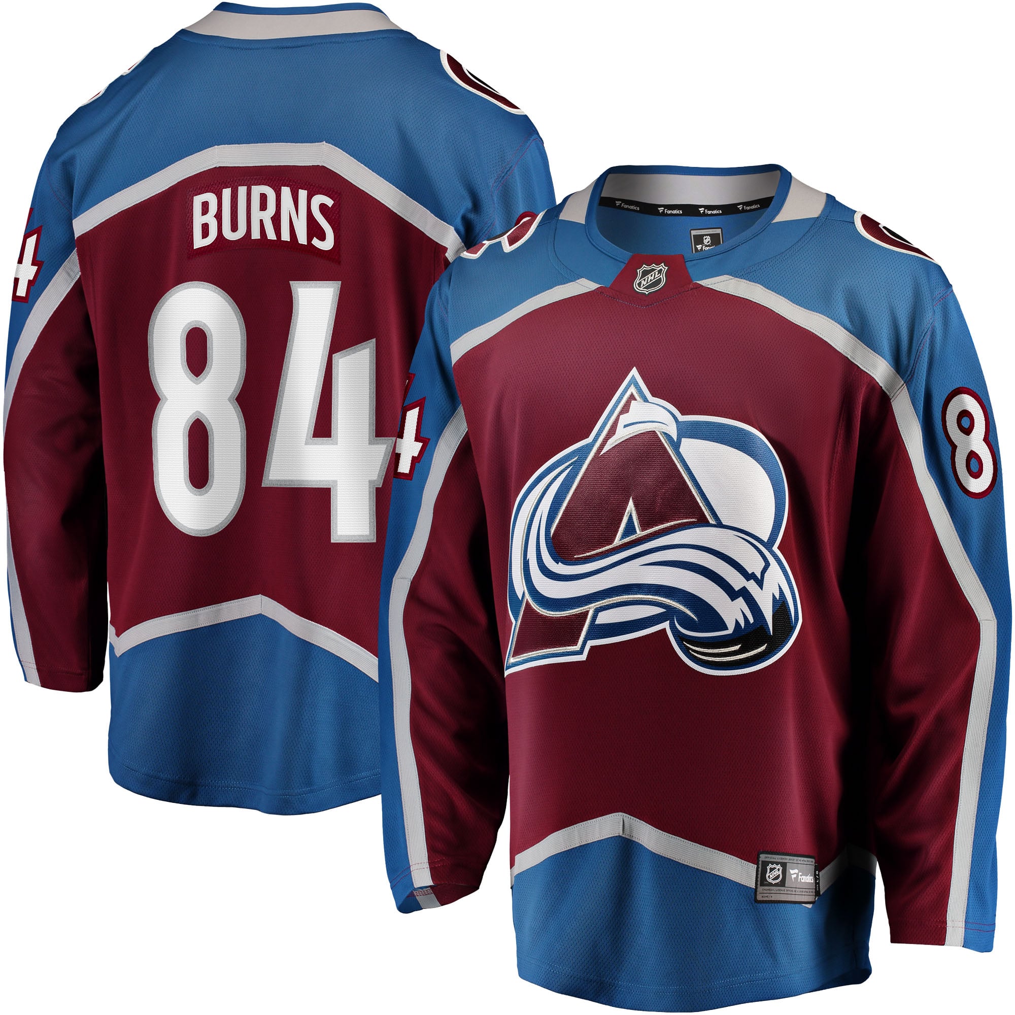 Brent Burns Colorado Avalanche Home Breakaway Jersey - Burgundy - Image 2