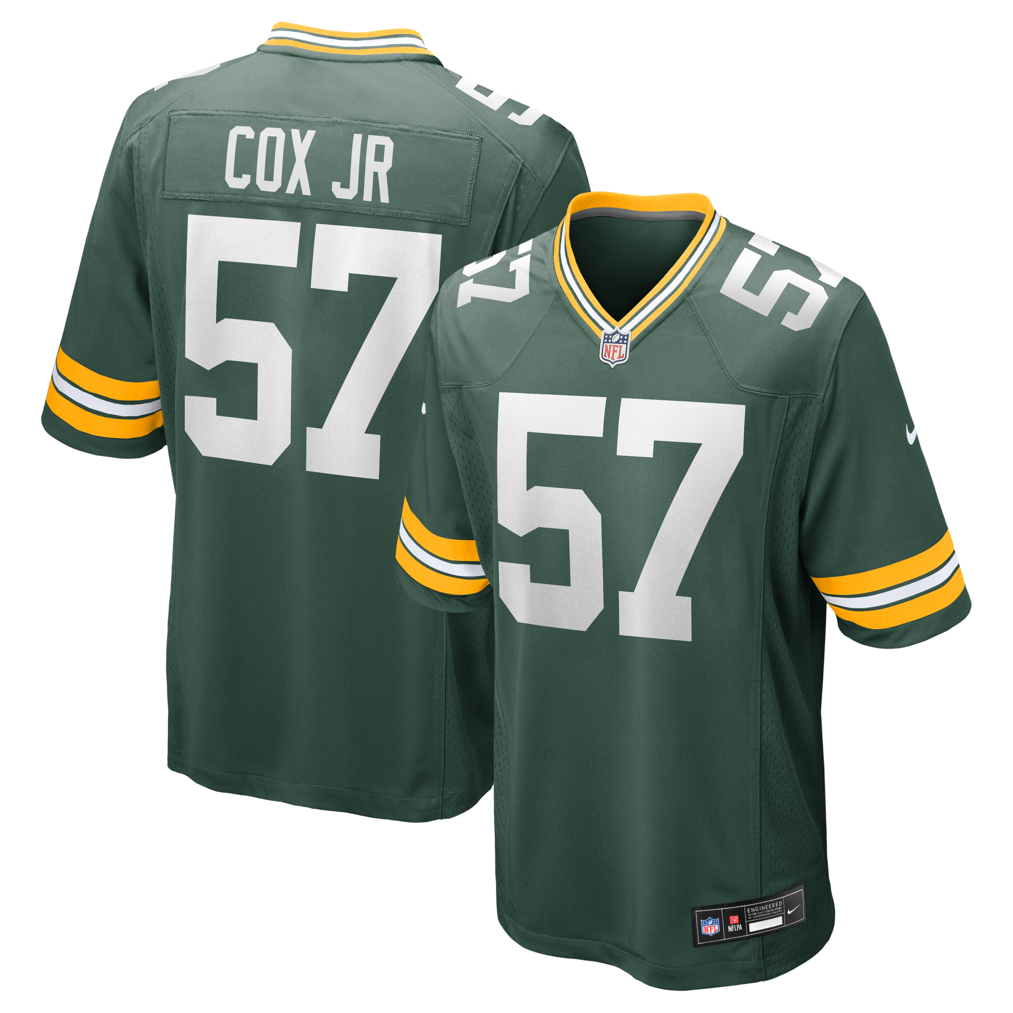 Brenton Cox Jr. Green Bay Packers Game Jersey - Green - Image 2