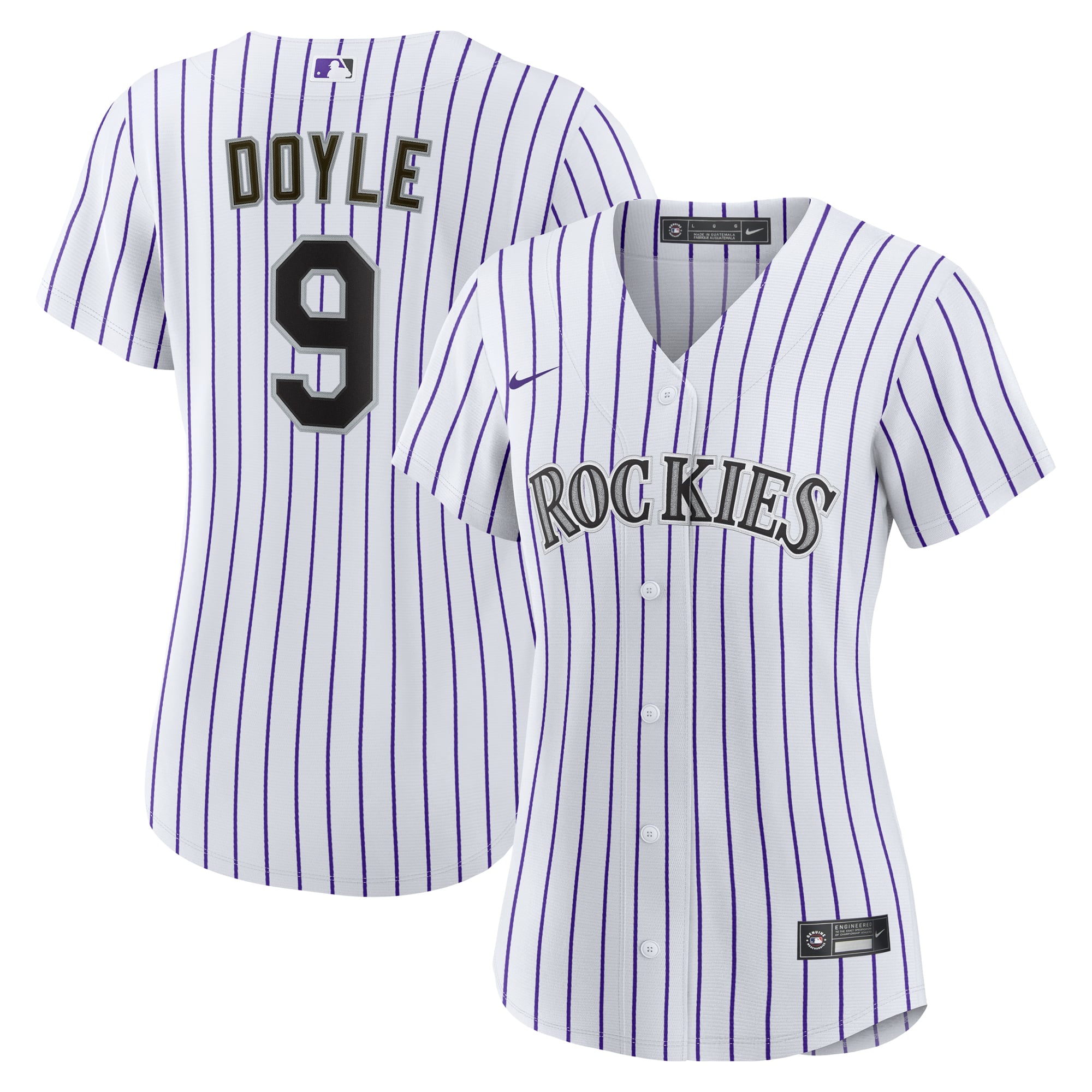 Brenton Doyle Colorado Rockies Women's Home Jersey - White - Image 2