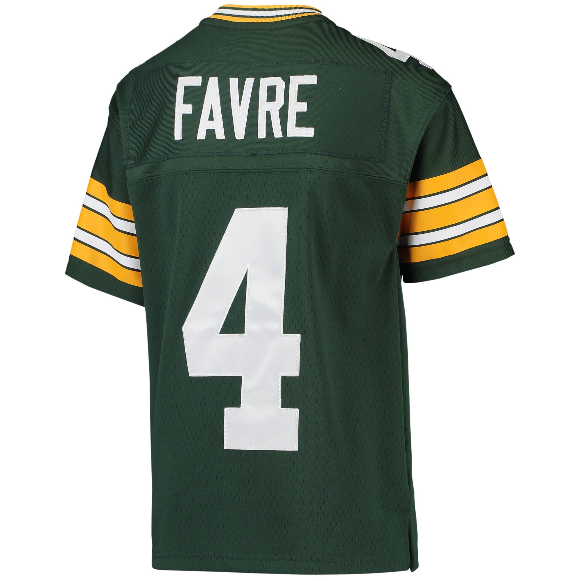 Brett Favre Green Bay Packers Youth 1996 Retired Player Legacy Jersey - Green - Image 4