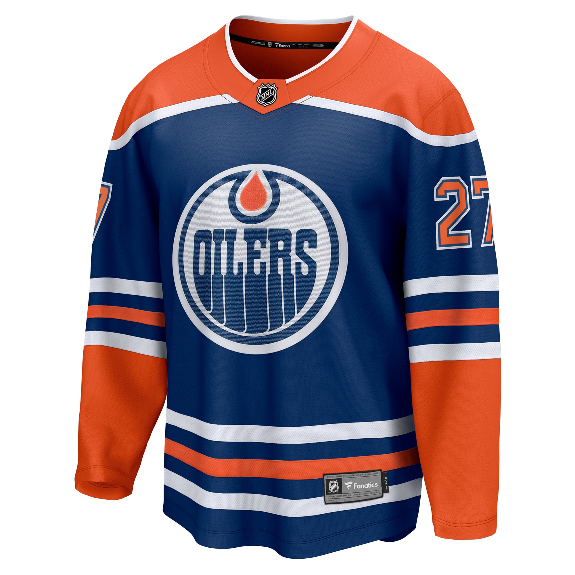 Brett Kulak Edmonton Oilers Home Breakaway Player Jersey - Royal - Image 3