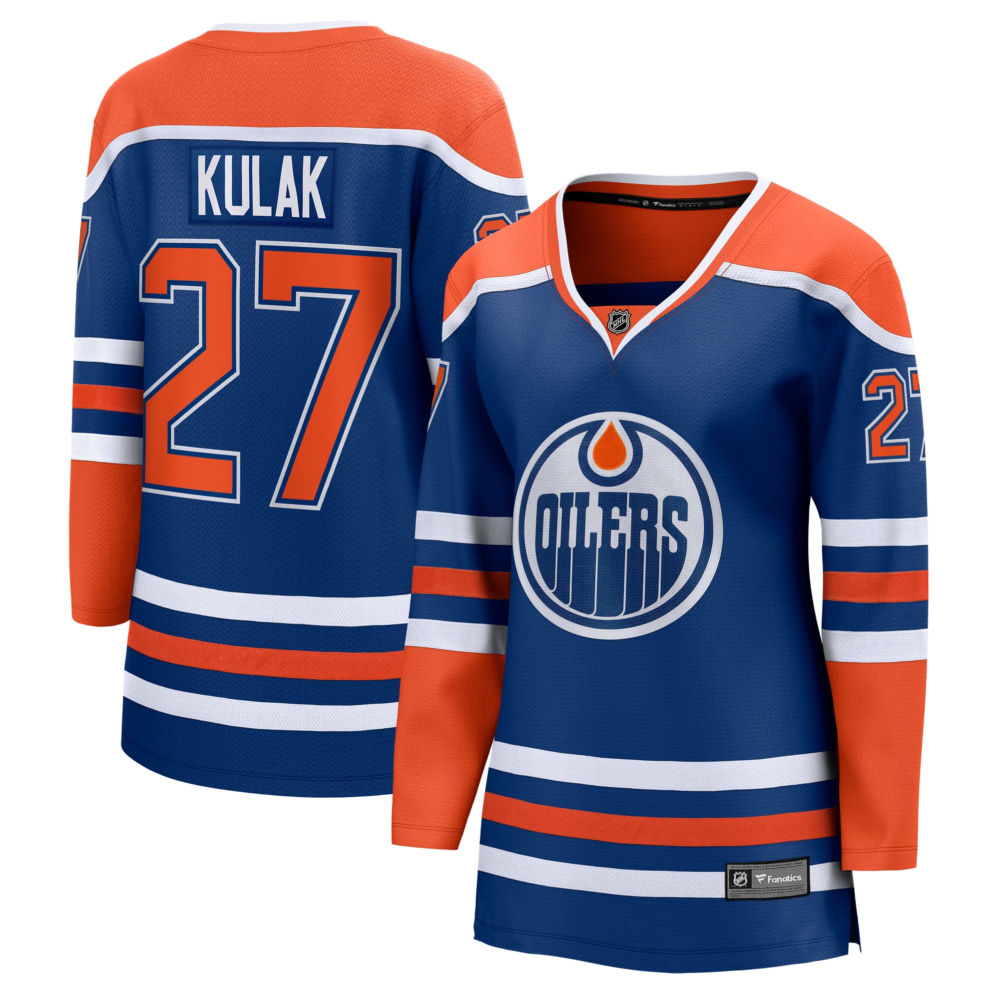 Brett Kulak Edmonton Oilers Women's Home Breakaway Player Jersey - Royal