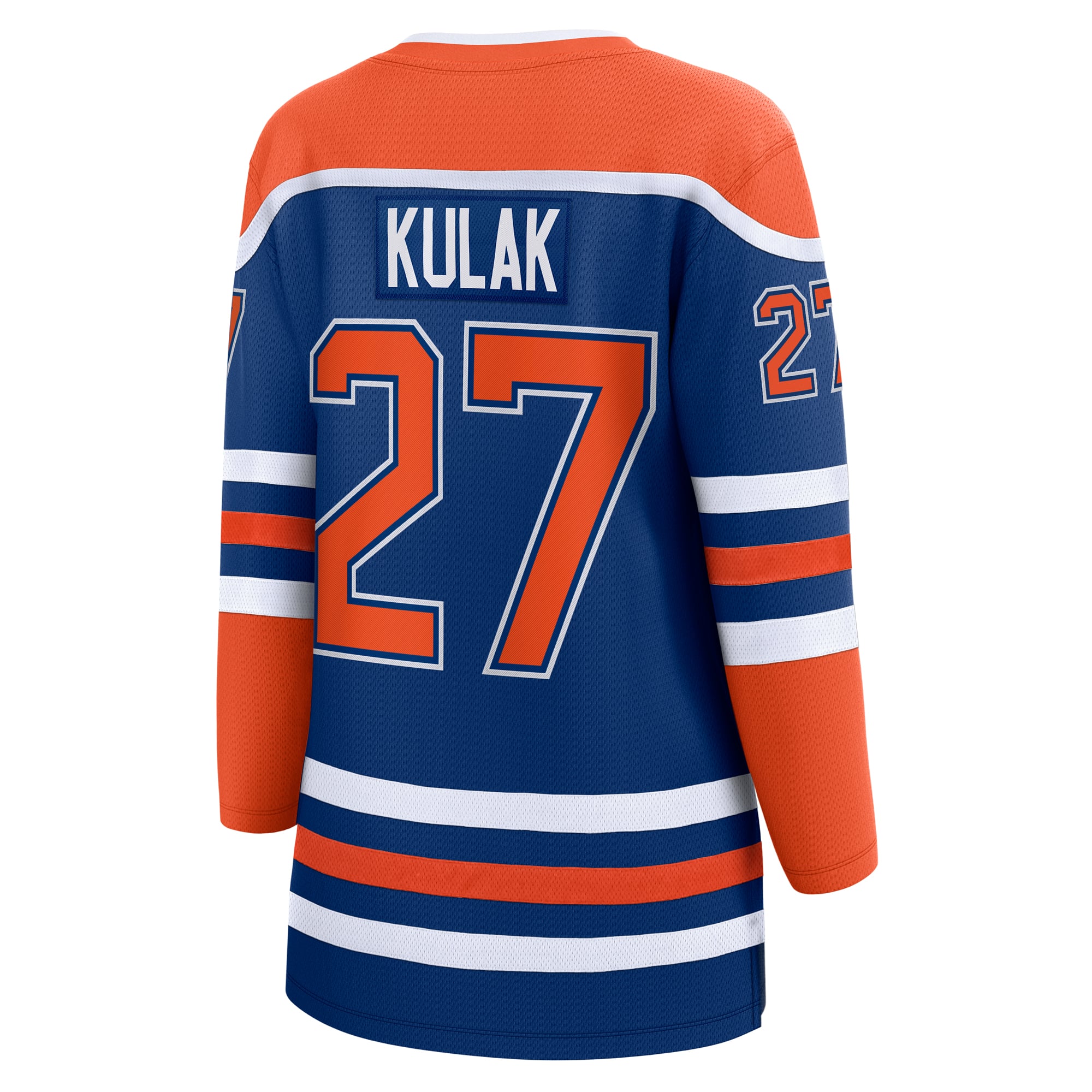 Brett Kulak Edmonton Oilers Women's Home Breakaway Player Jersey - Royal - Image 4