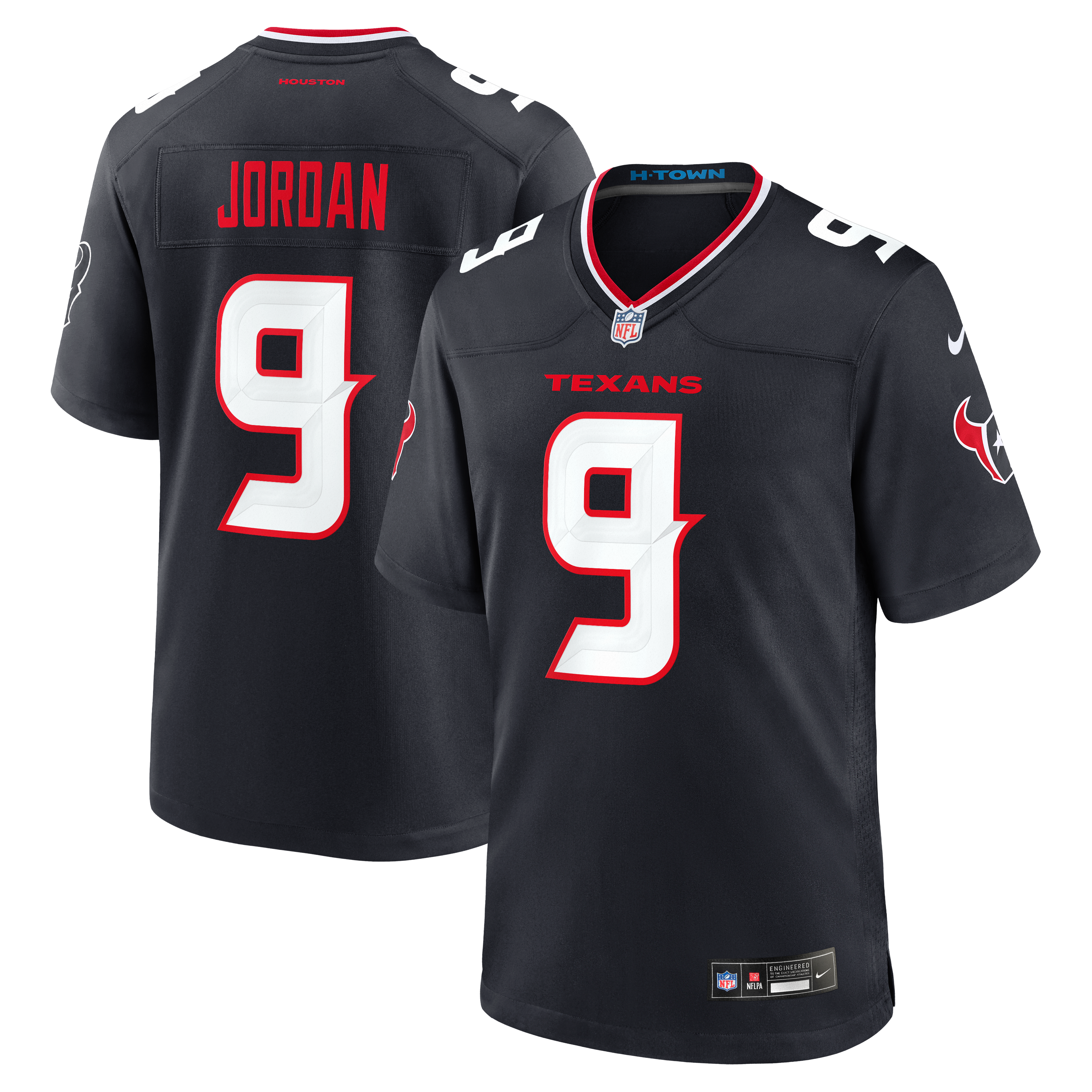 Brevin Jordan Houston Texans Team Game Jersey - Navy - Image 2