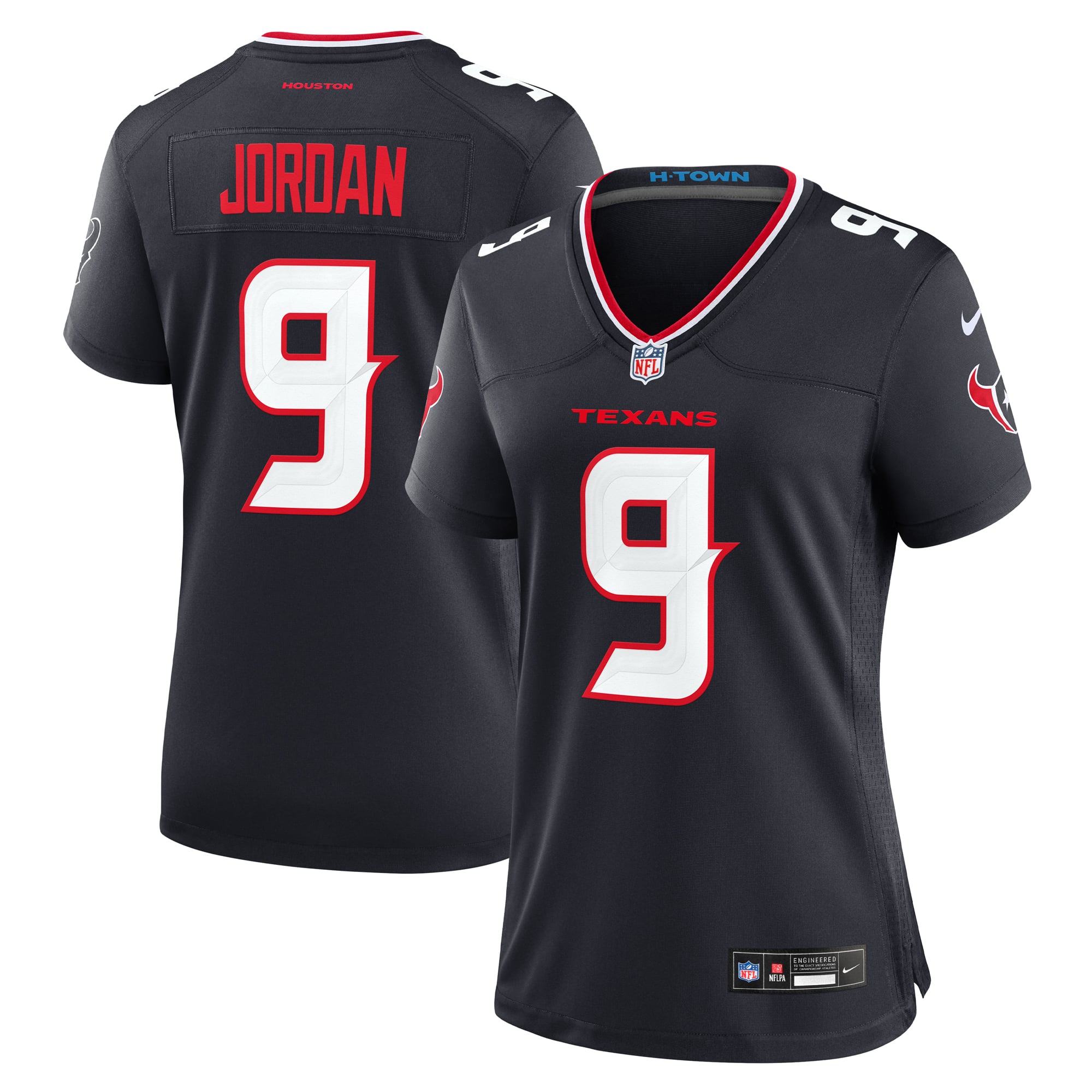 Brevin Jordan Houston Texans Women's Team Game Jersey - Navy - Image 2