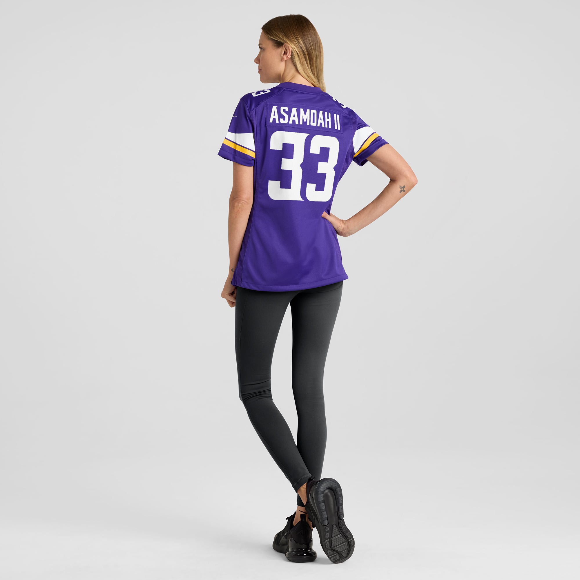 Brian Asamoah Minnesota Vikings Women's Player Game Jersey - Purple - Image 6