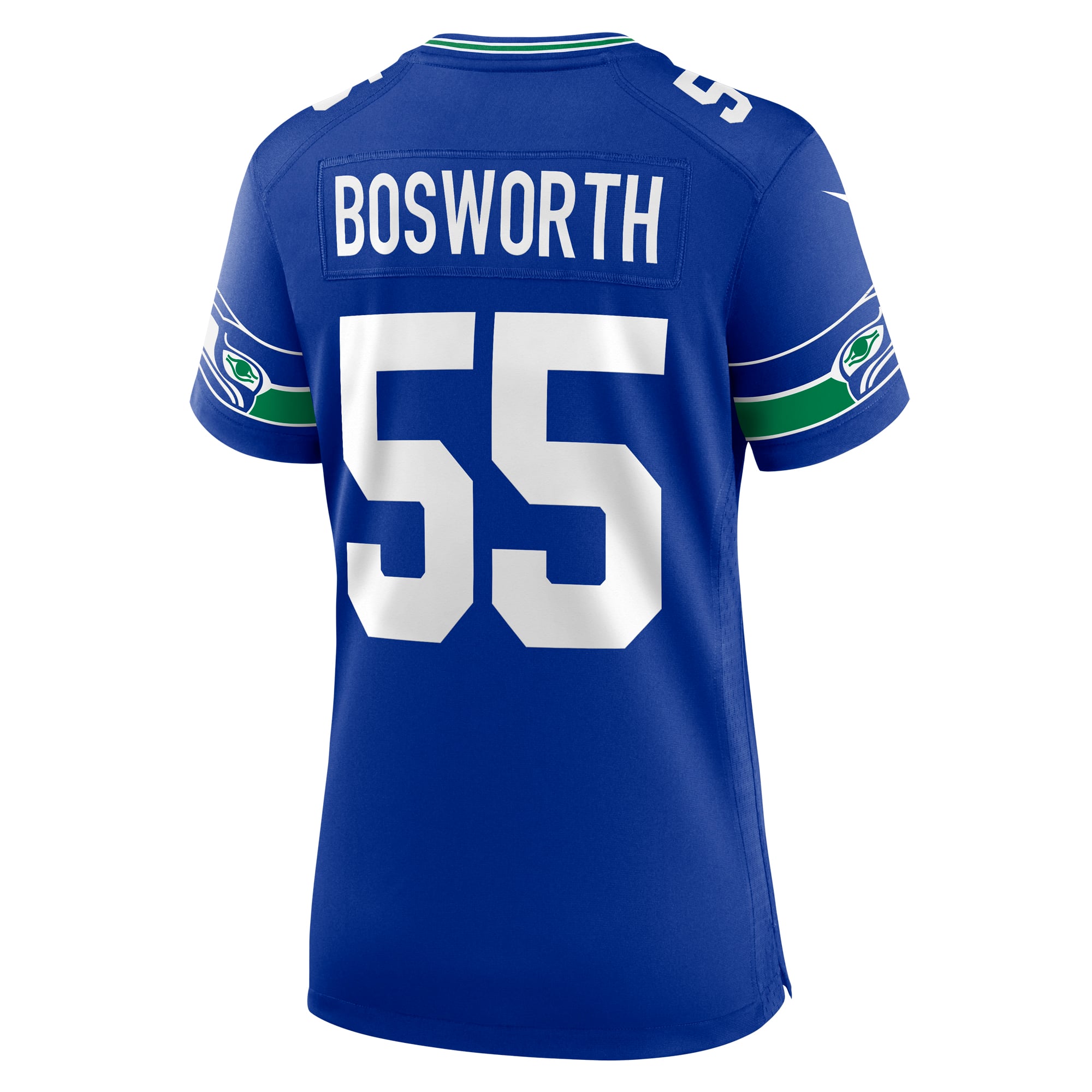 Brian Bosworth Seattle Seahawks Women's Throwback Retired Player Game Jersey - Royal - Image 4