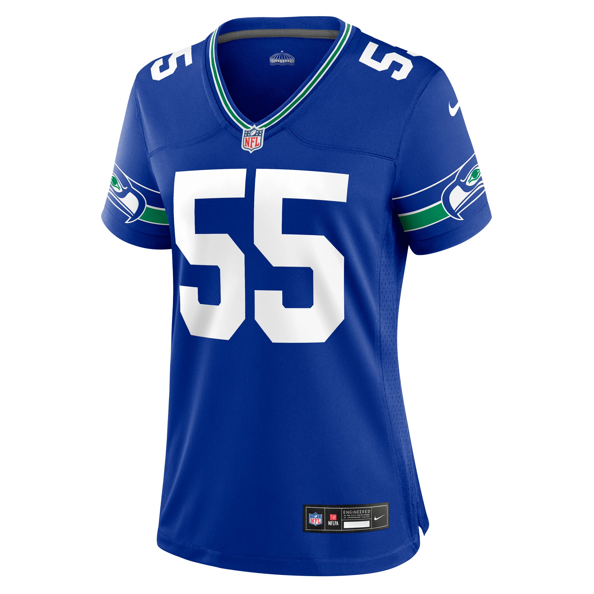 Brian Bosworth Seattle Seahawks Women's Throwback Retired Player Game Jersey - Royal - Image 3