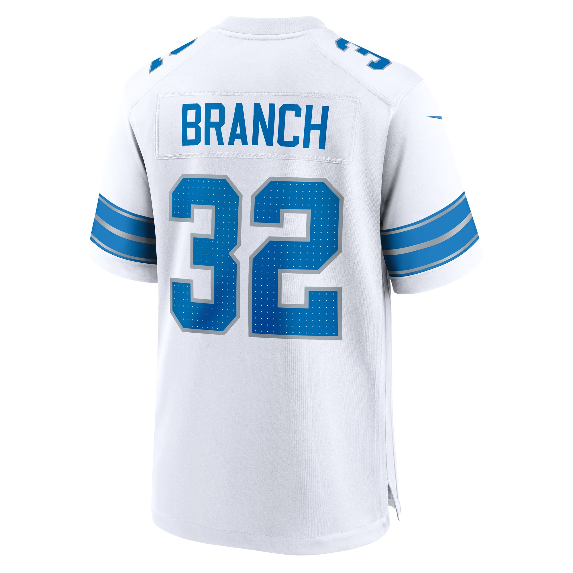 Brian Branch Detroit Lions White Game Jersey - White - White - Image 4