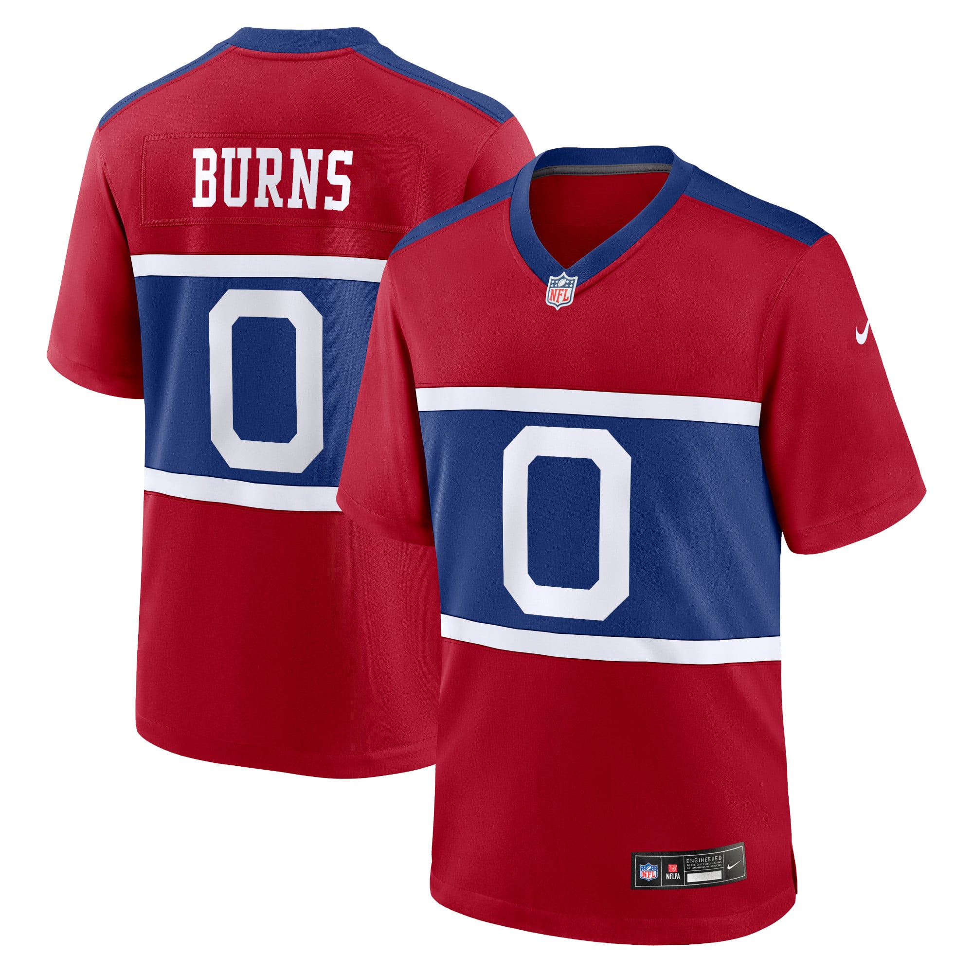 Brian Burns New York Giants Youth Game Jersey - Red - Image 2