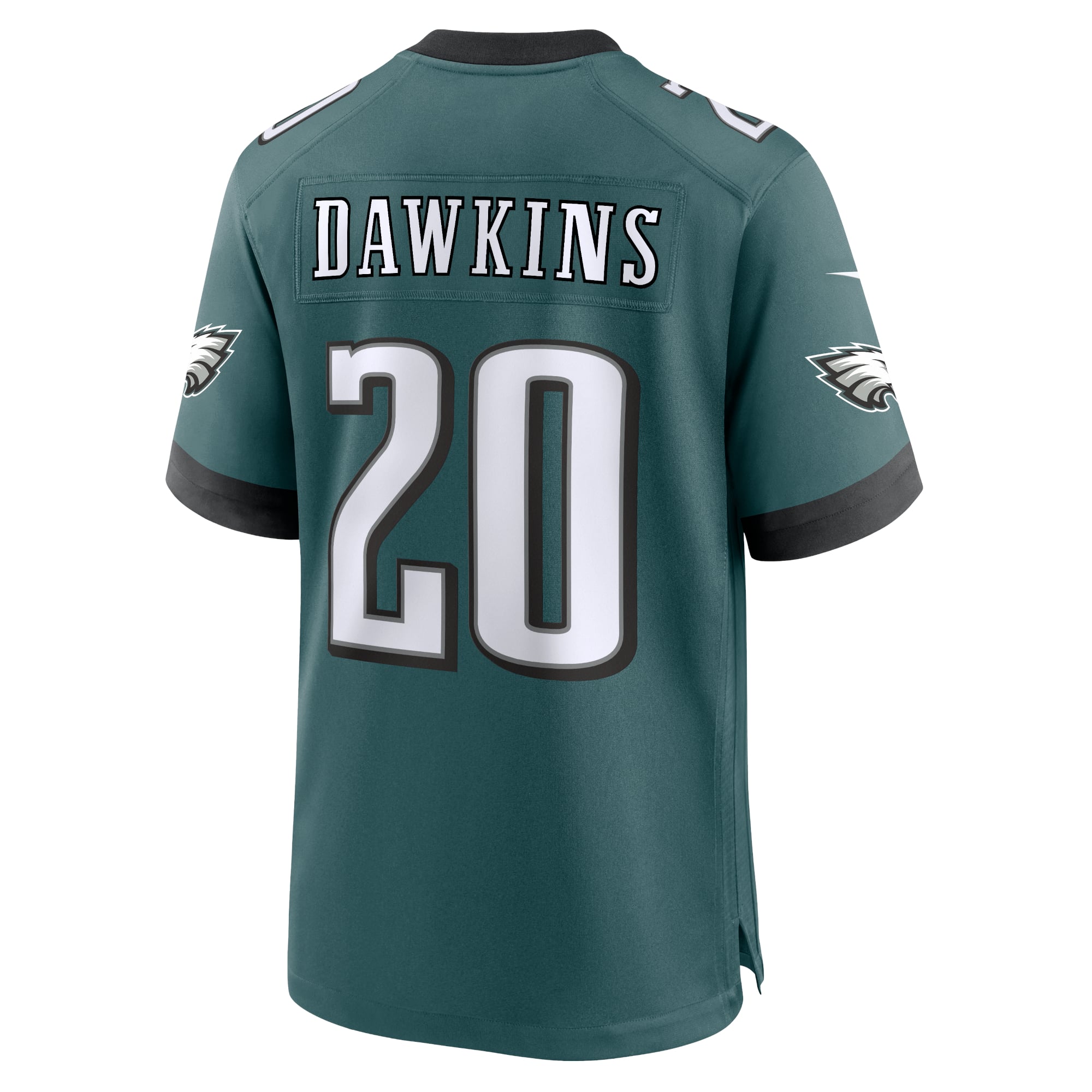 Brian Dawkins Philadelphia Eagles Alternate Retired Player Game Jersey - Midnight Green - Image 4