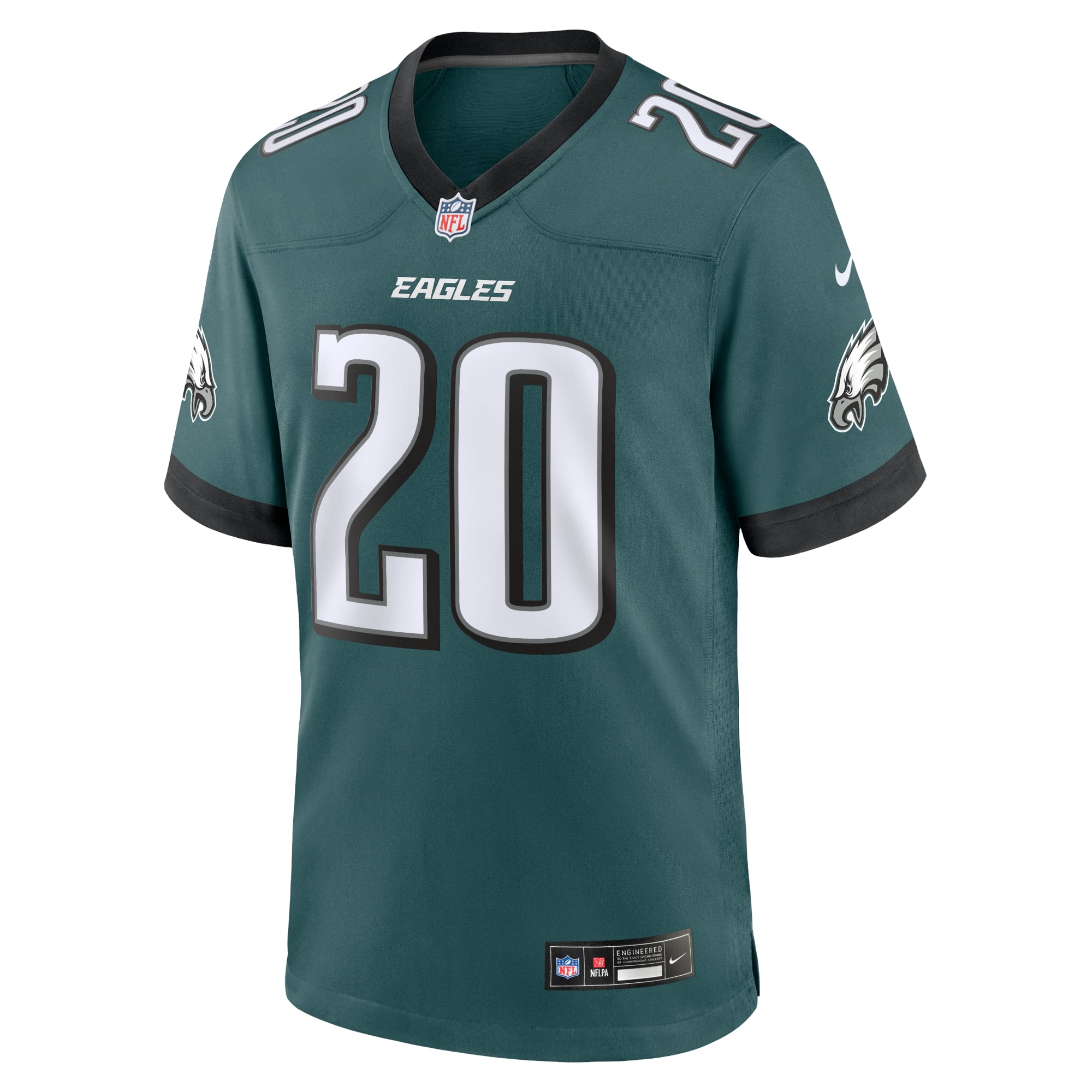 Brian Dawkins Philadelphia Eagles Alternate Retired Player Game Jersey - Midnight Green - Image 3