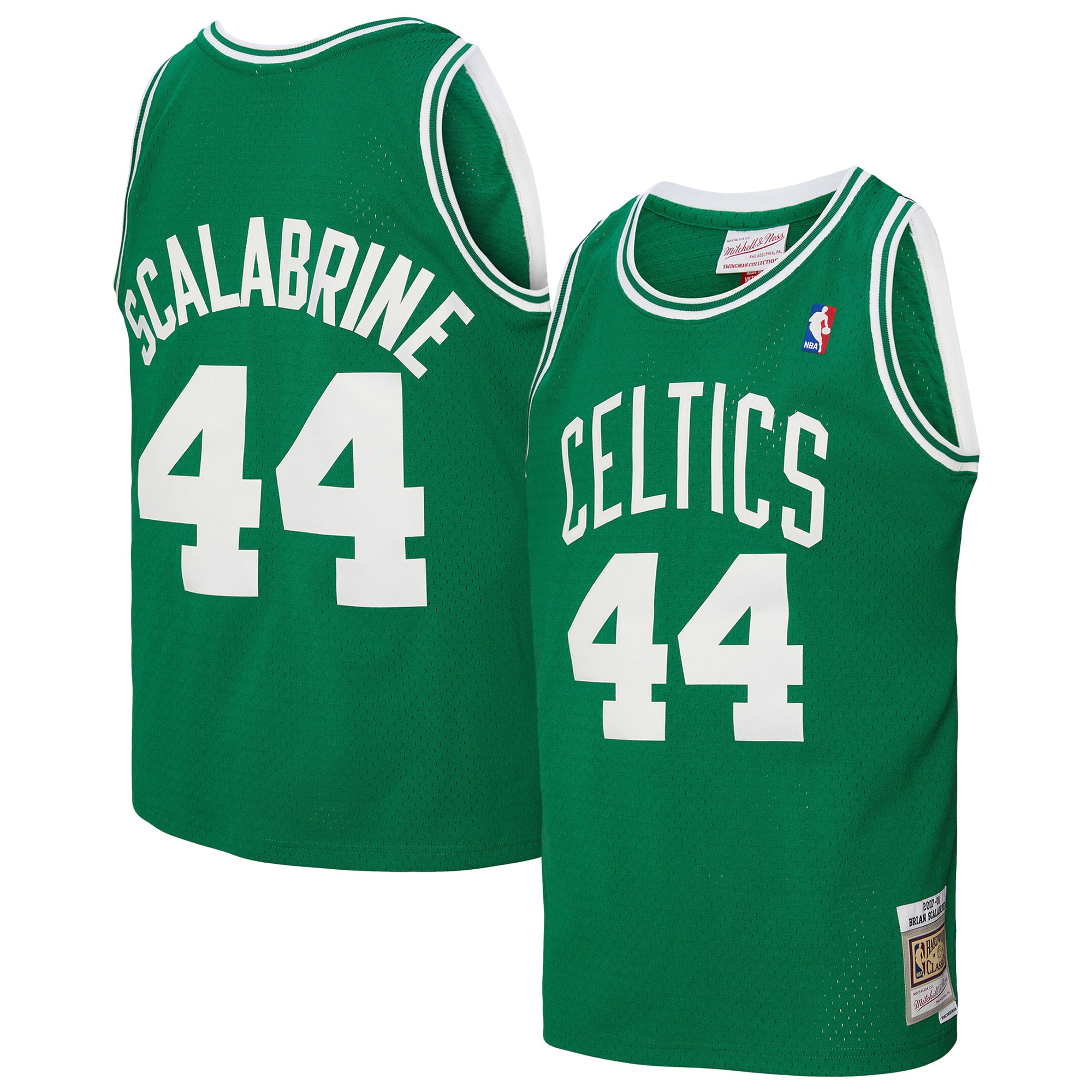 Brian Scalabrine Boston Celtics 2007/08 Hardwood Classics Swingman Jersey - Kelly Green - Image 2