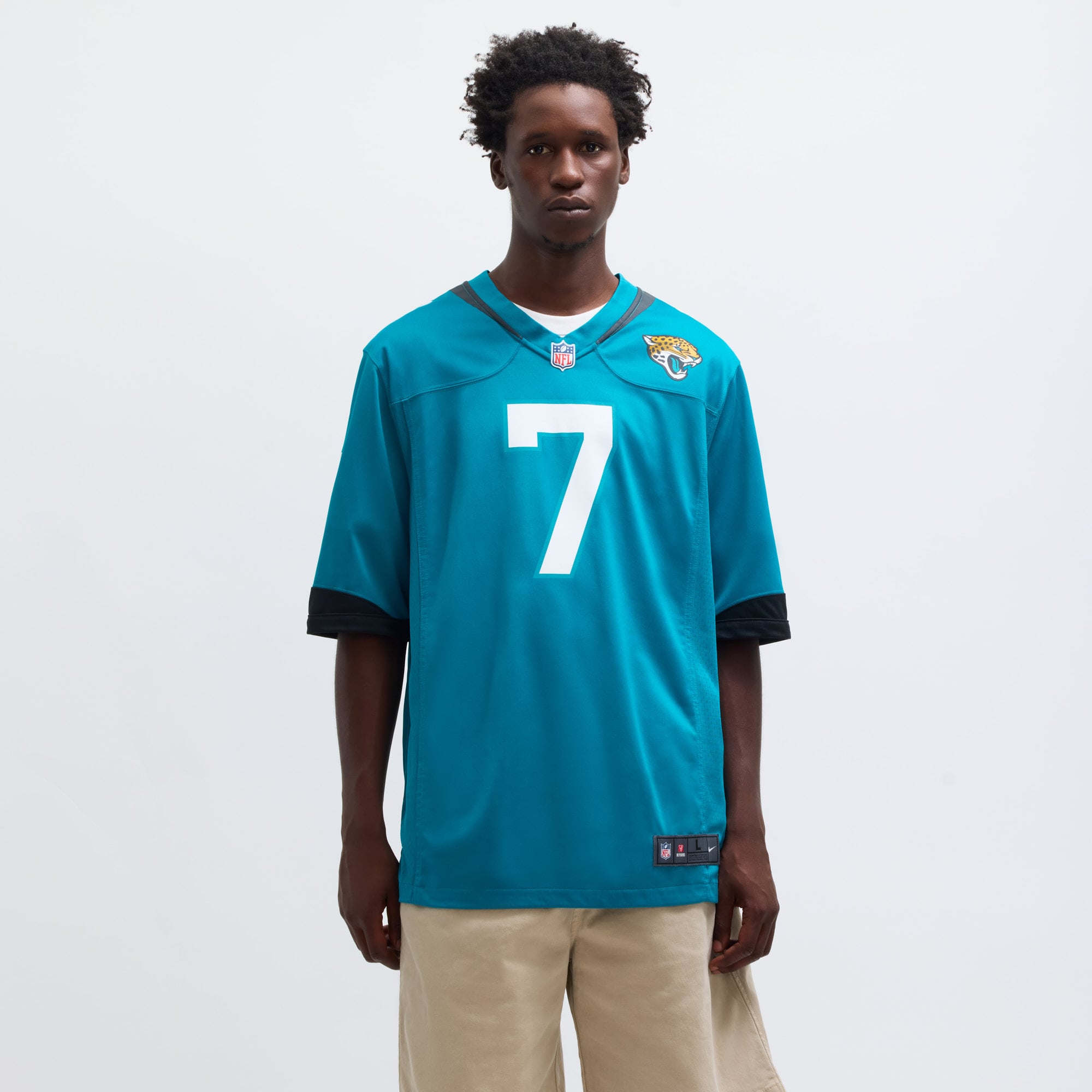Brian Thomas Jr Jacksonville Jaguars Player Game Jersey - Teal - Image 5