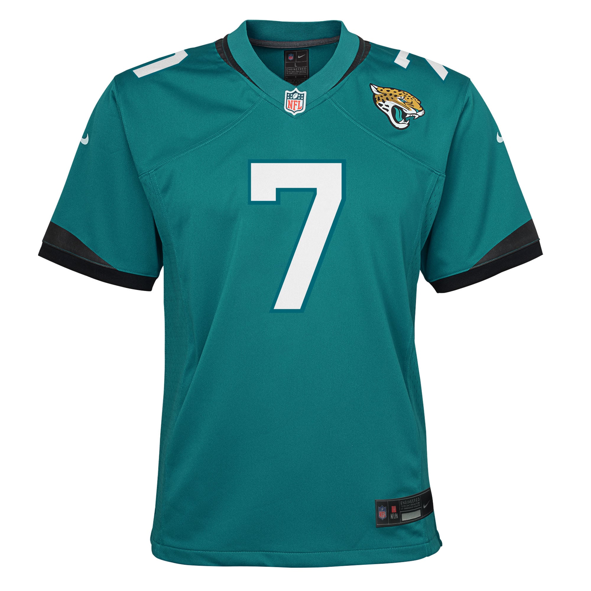 Brian Thomas Jr. Jacksonville Jaguars Youth Team Game Jersey - Teal - Image 3
