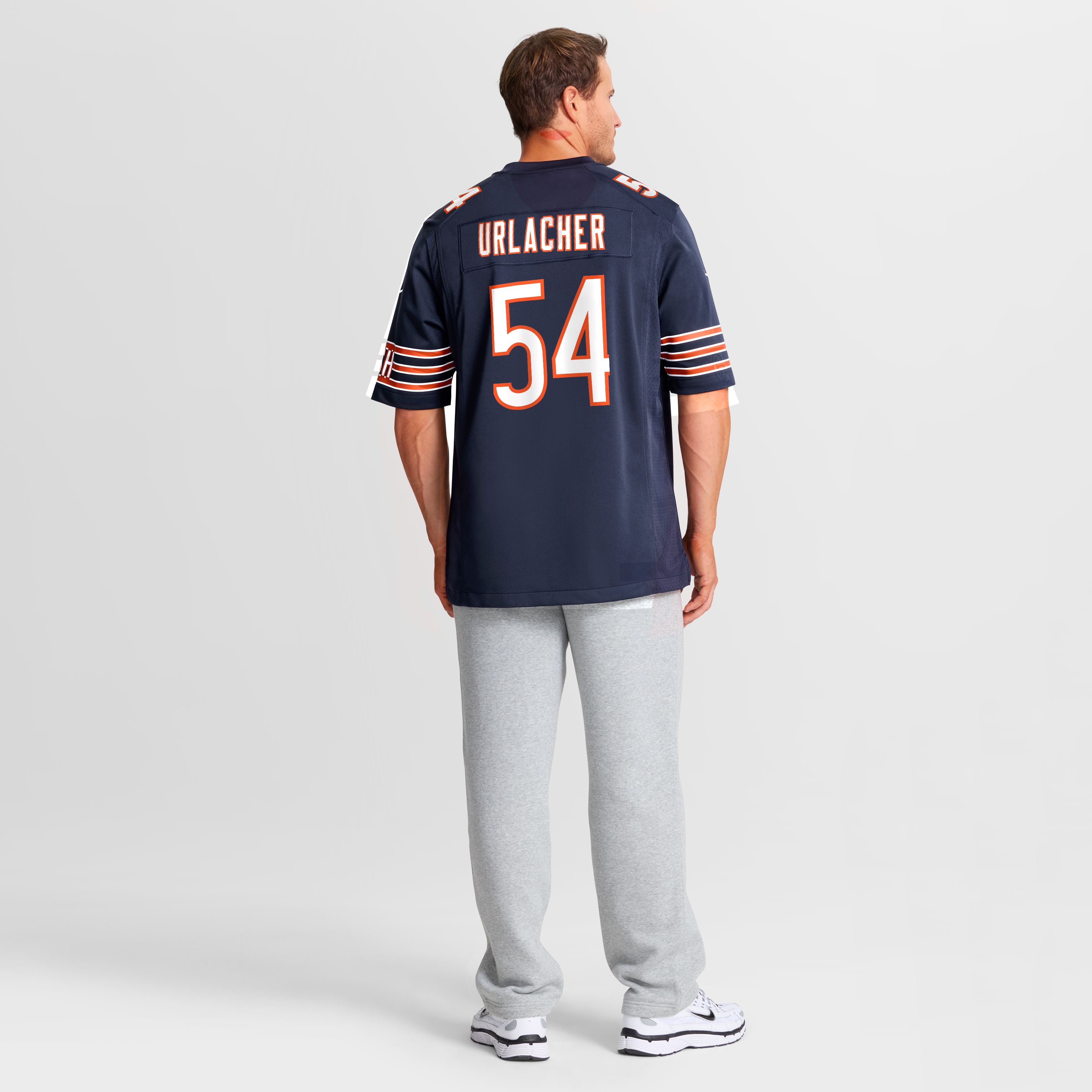 Brian Urlacher Chicago Bears Game Retired Player Jersey - Navy - Image 6