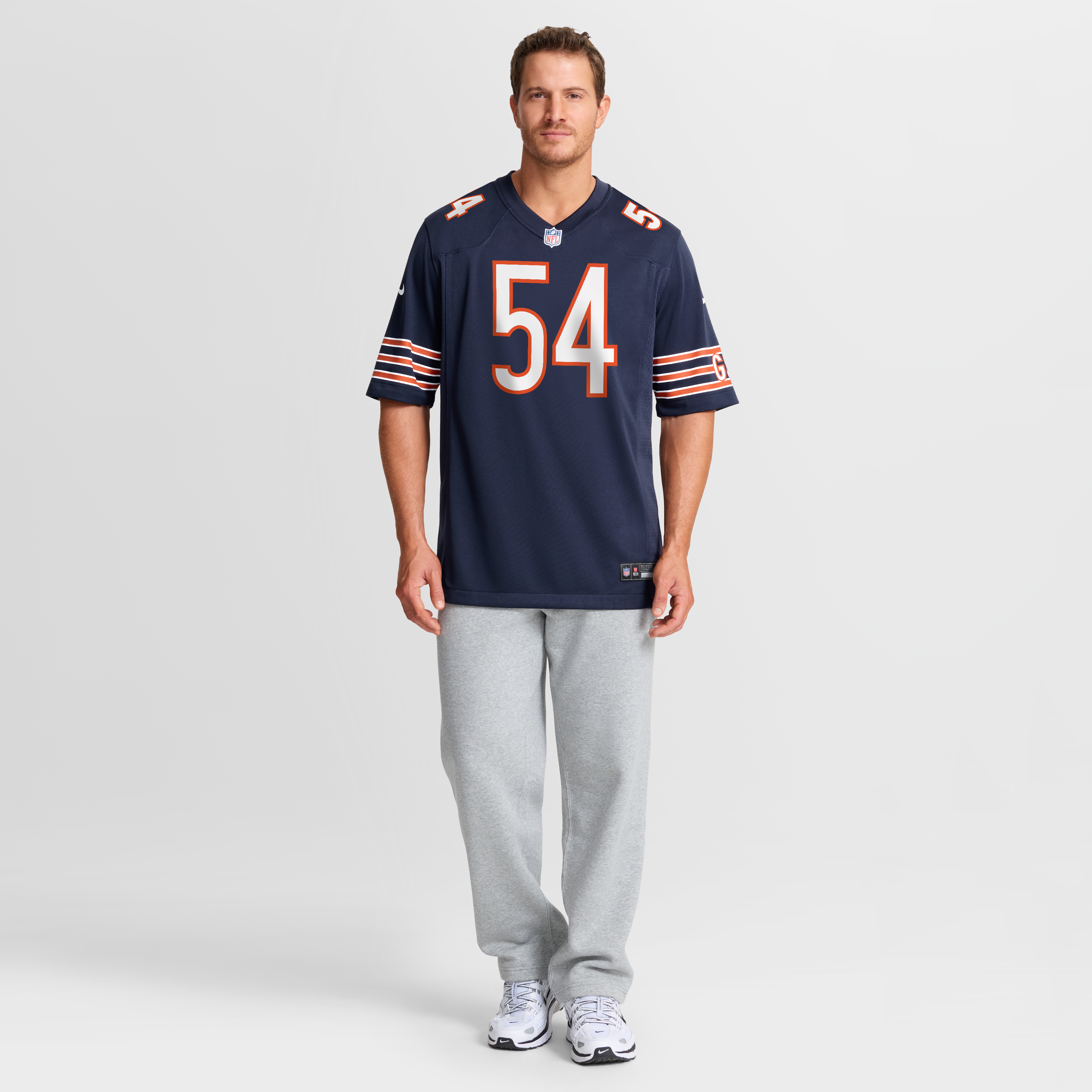 Brian Urlacher Chicago Bears Game Retired Player Jersey - Navy - Image 5