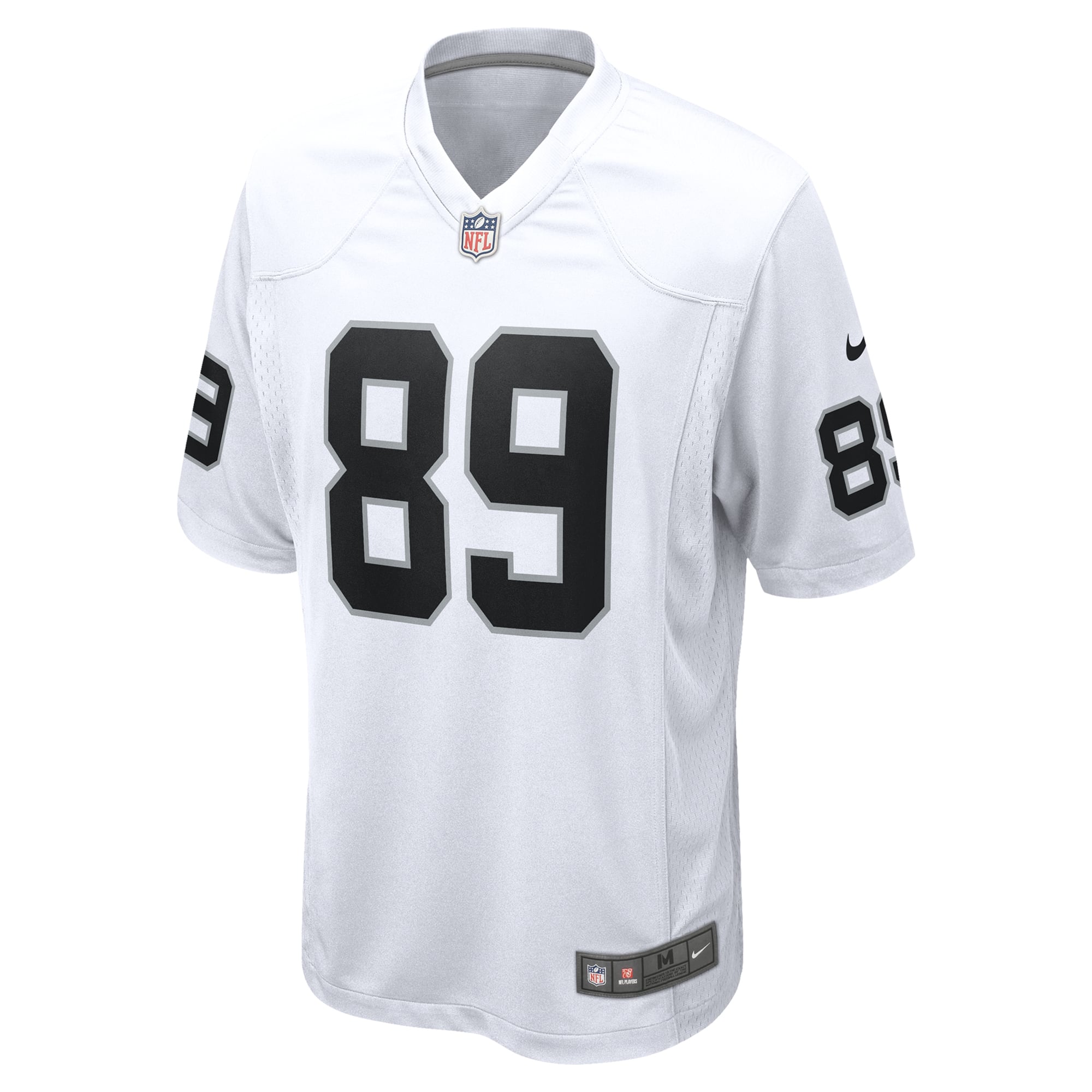 Brock Bowers Las Vegas Raiders Player Game Jersey - White - Image 3