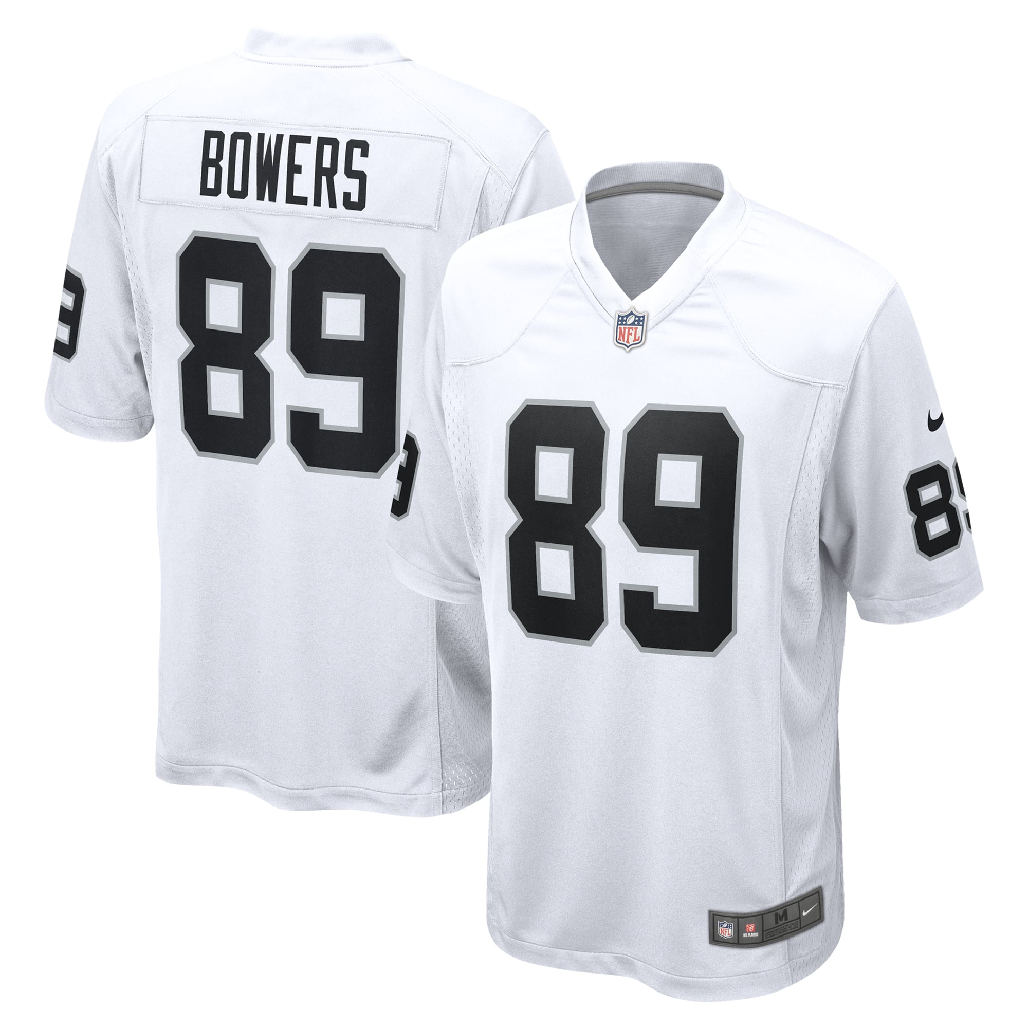 Brock Bowers Las Vegas Raiders Player Game Jersey - White
