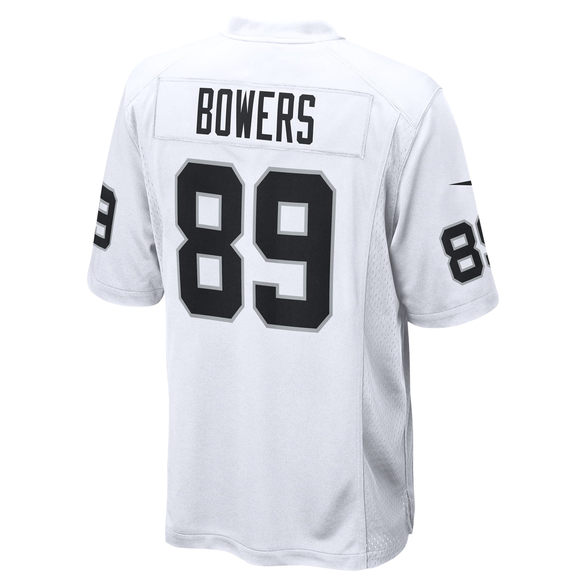 Brock Bowers Las Vegas Raiders Player Game Jersey - White - Image 4