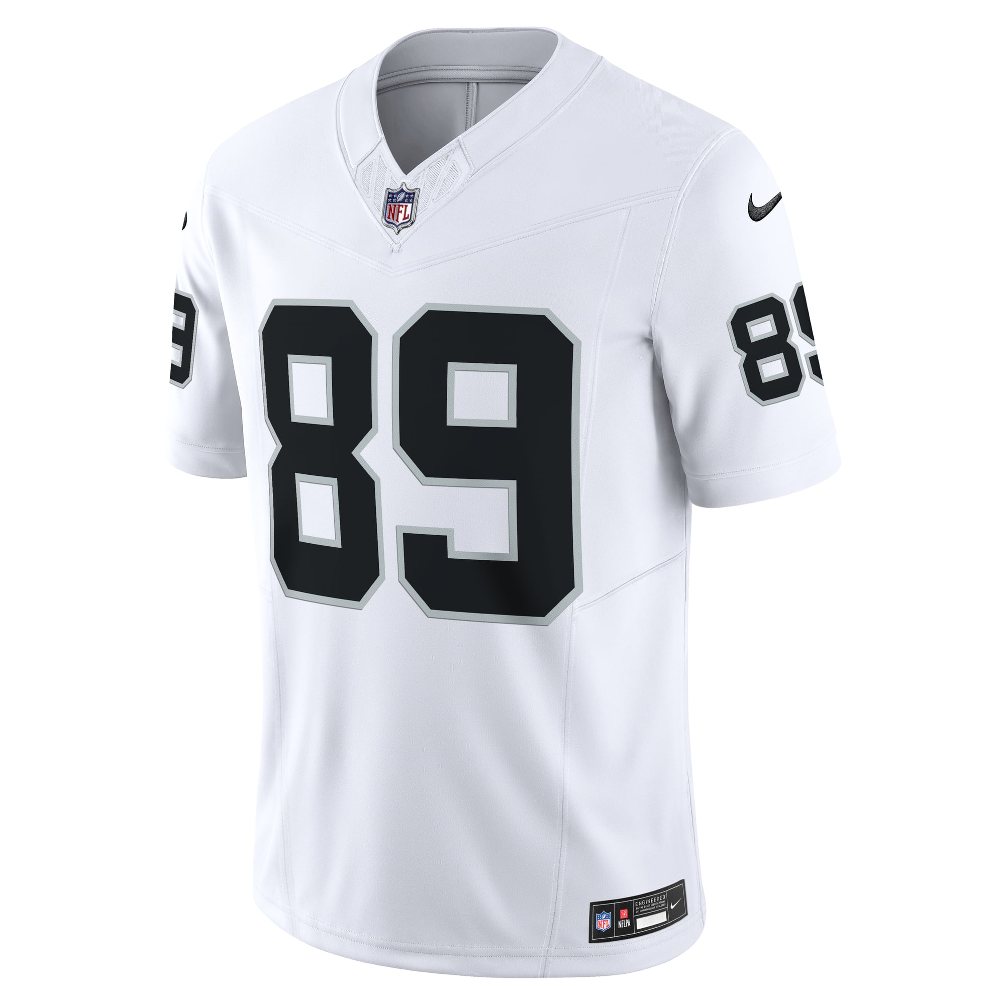 Brock Bowers Las Vegas Raiders Vapor F.U.S.E. Limited Jersey - White - Image 3