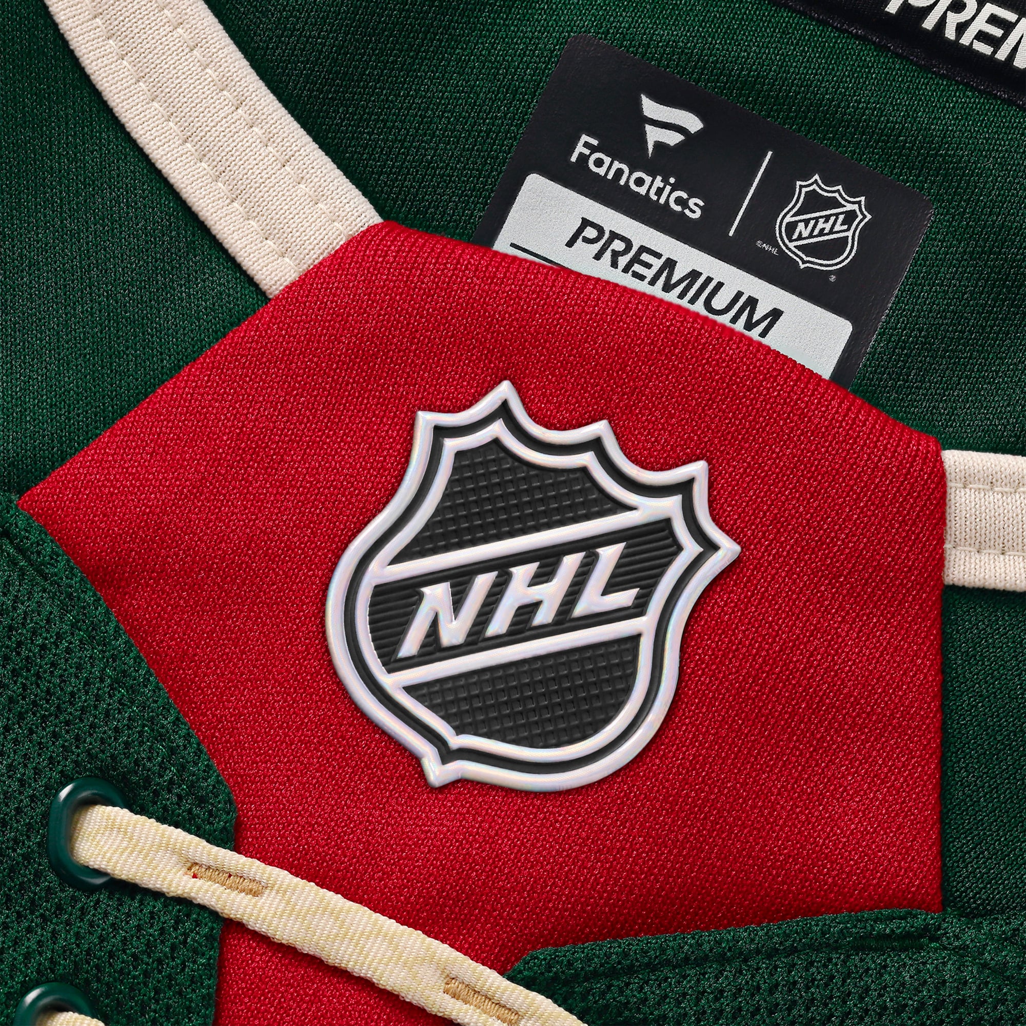 Brock Faber Minnesota Wild Anniversary Premium Jersey - Green - Image 6