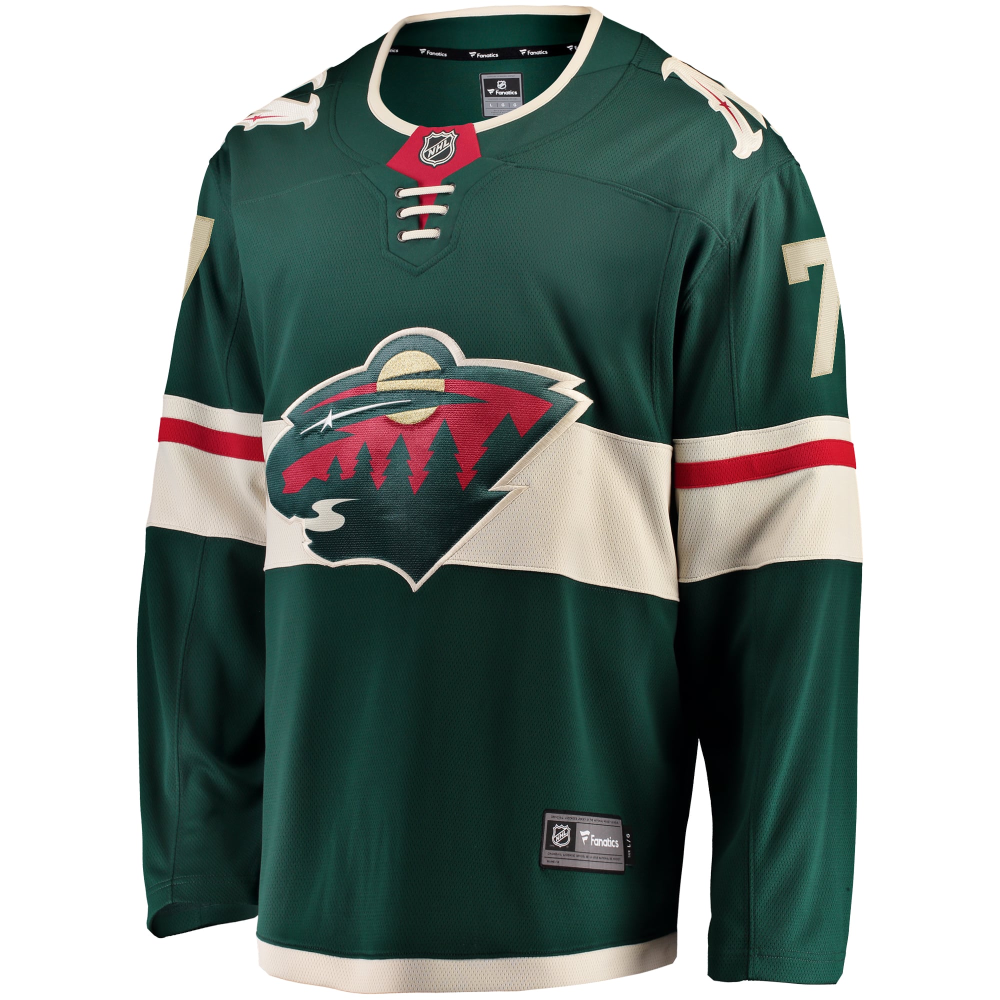 Brock Faber Minnesota Wild Home Breakaway Player Jersey - Green - Image 3