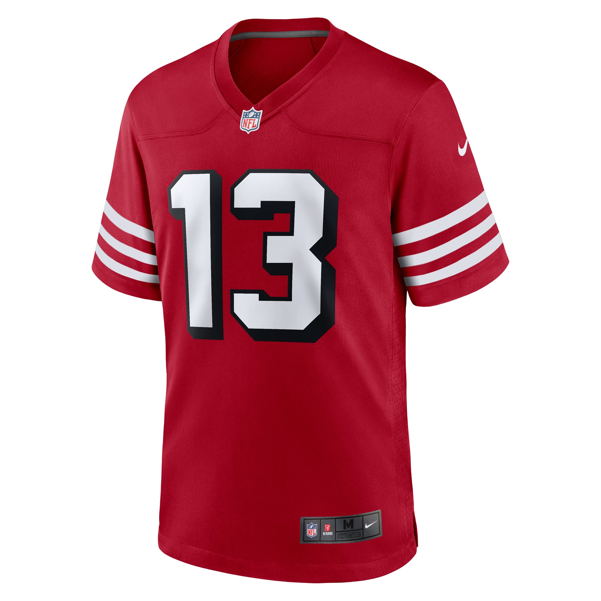 Brock Purdy San Francisco 49ers Alternate Game Player Jersey - Scarlet - Image 3