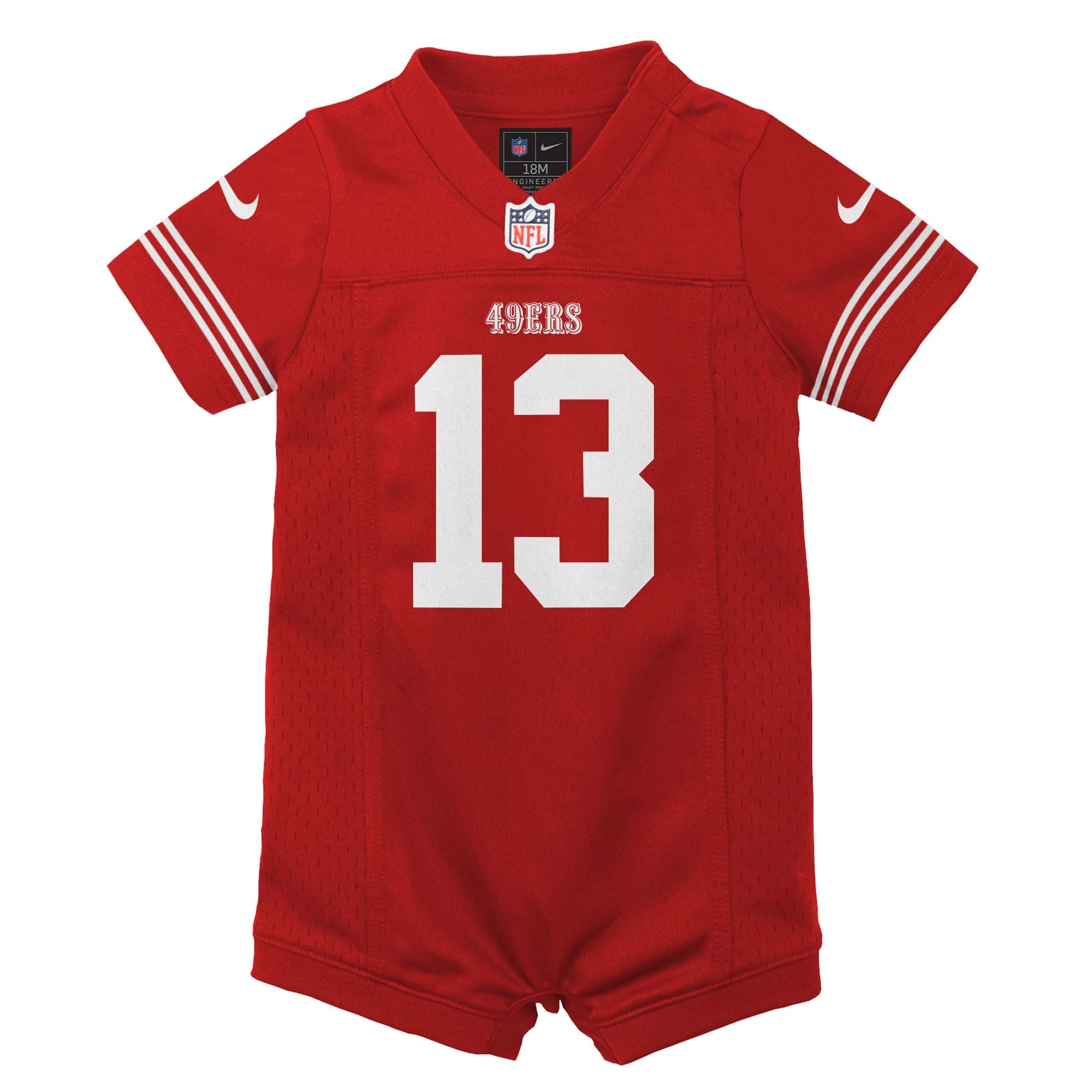 Brock Purdy San Francisco 49ers Newborn & Infant Game Romper Jersey - Scarlet - Image 3