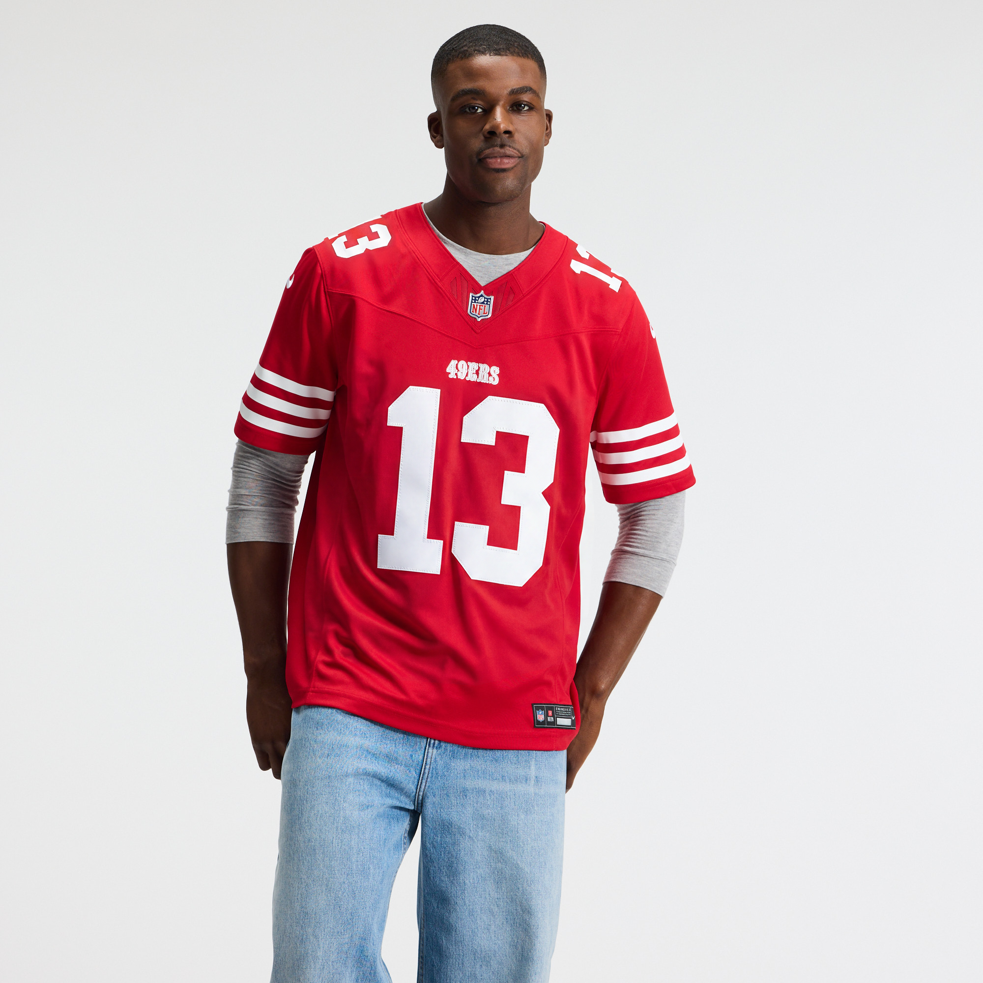 Brock Purdy San Francisco 49ers Team Vapor F.U.S.E. Stitched Limited Jersey - Scarlet - Image 3